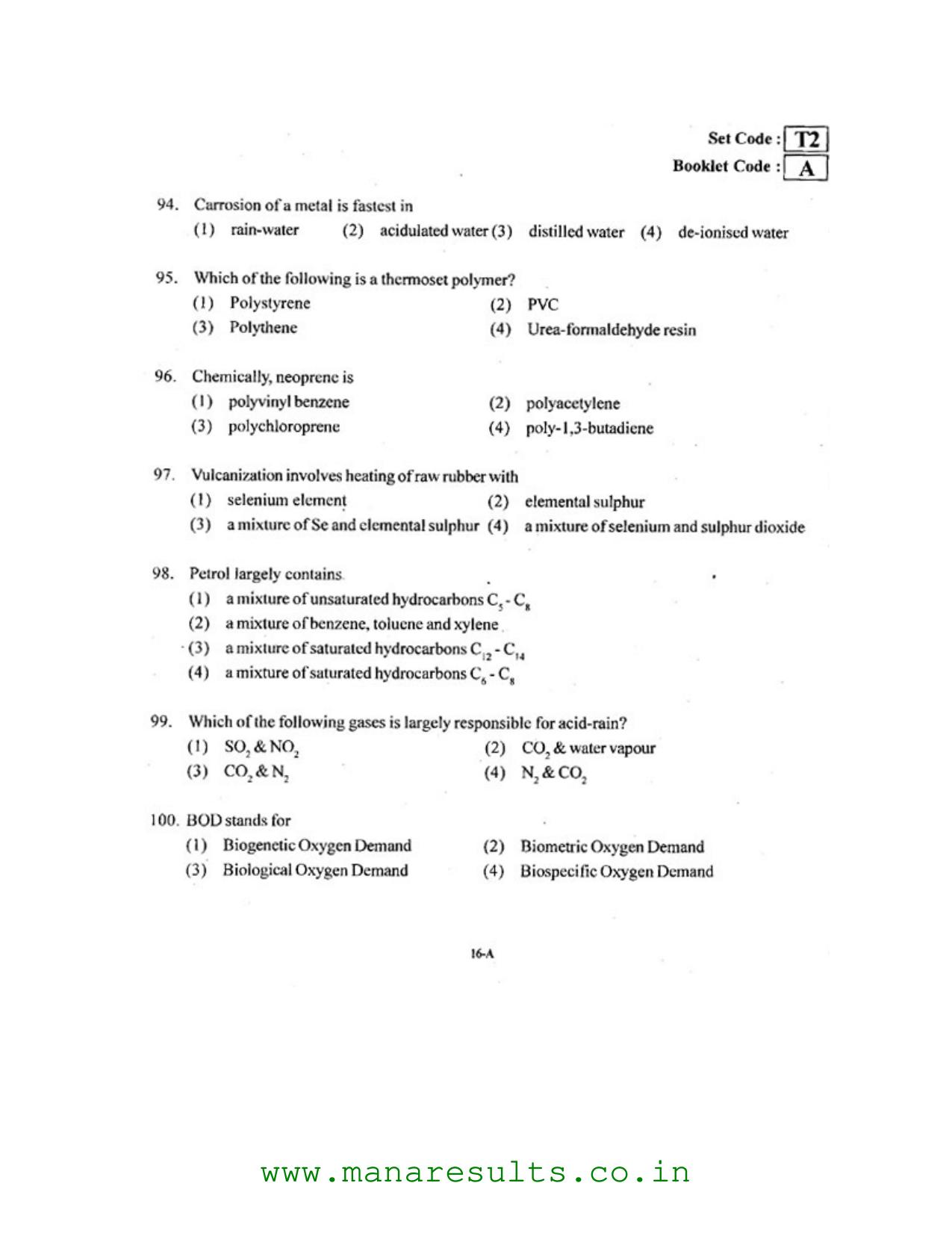 AP ECET 2016 Civil Engineering Old Previous Question Papers - Page 15