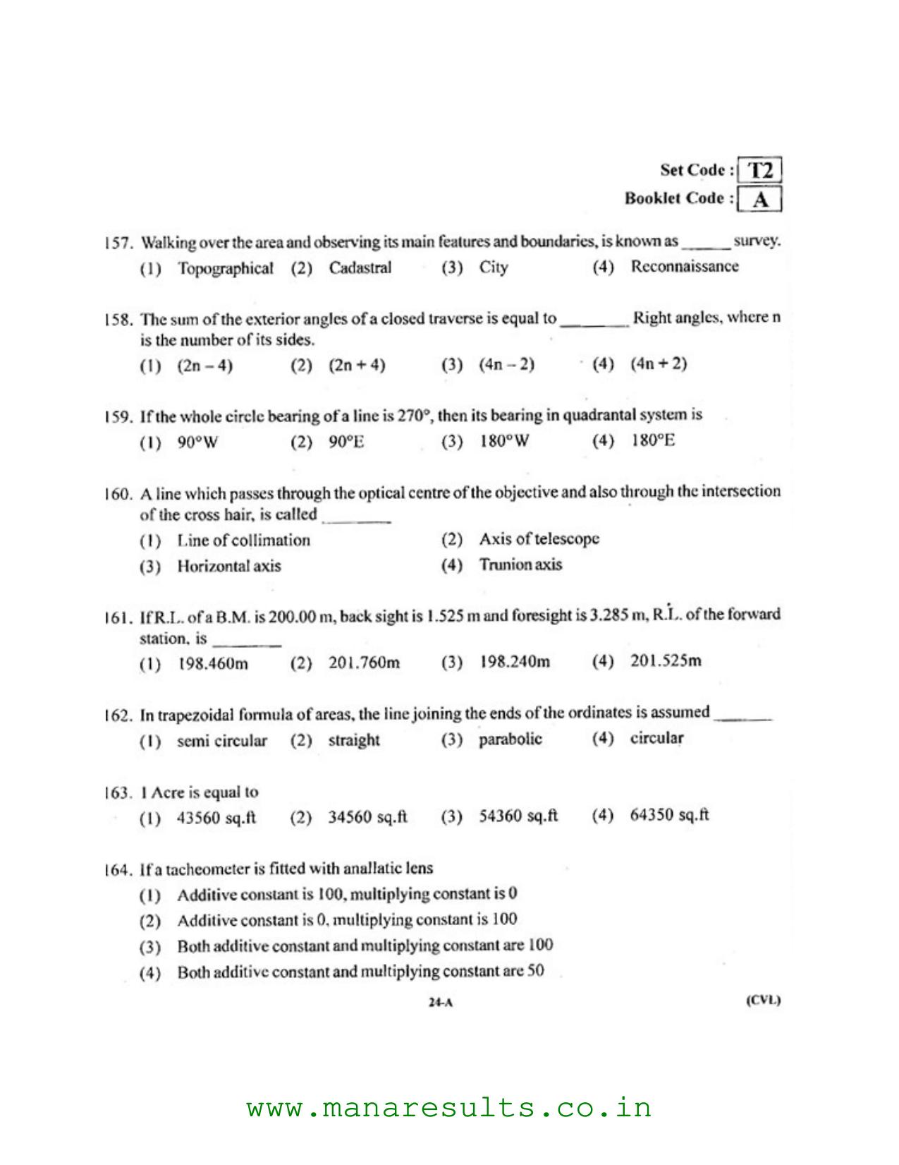 AP ECET 2016 Civil Engineering Old Previous Question Papers - Page 23