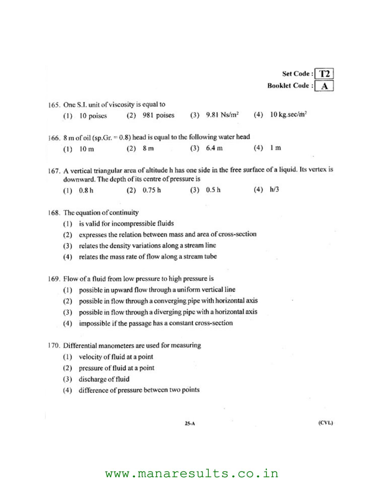 AP ECET 2016 Civil Engineering Old Previous Question Papers - Page 24