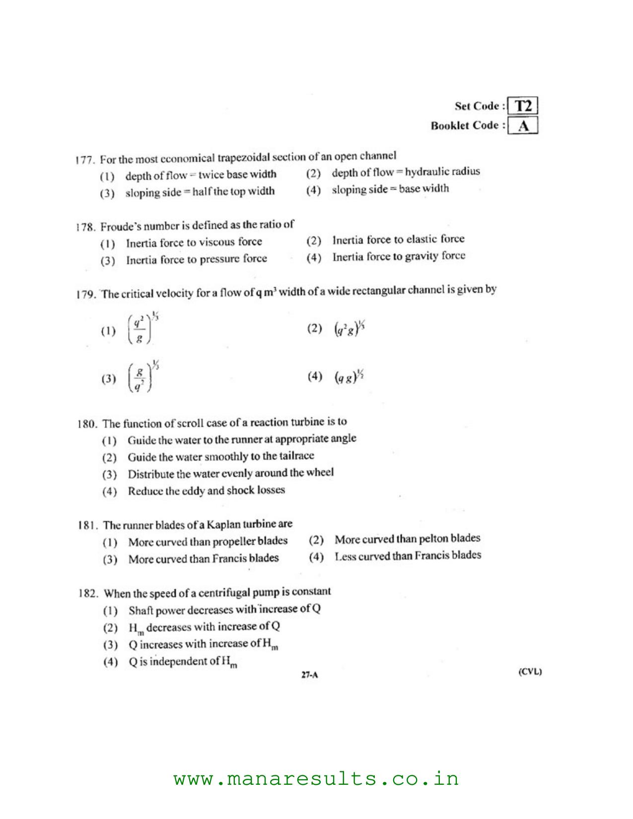 AP ECET 2016 Civil Engineering Old Previous Question Papers - Page 26