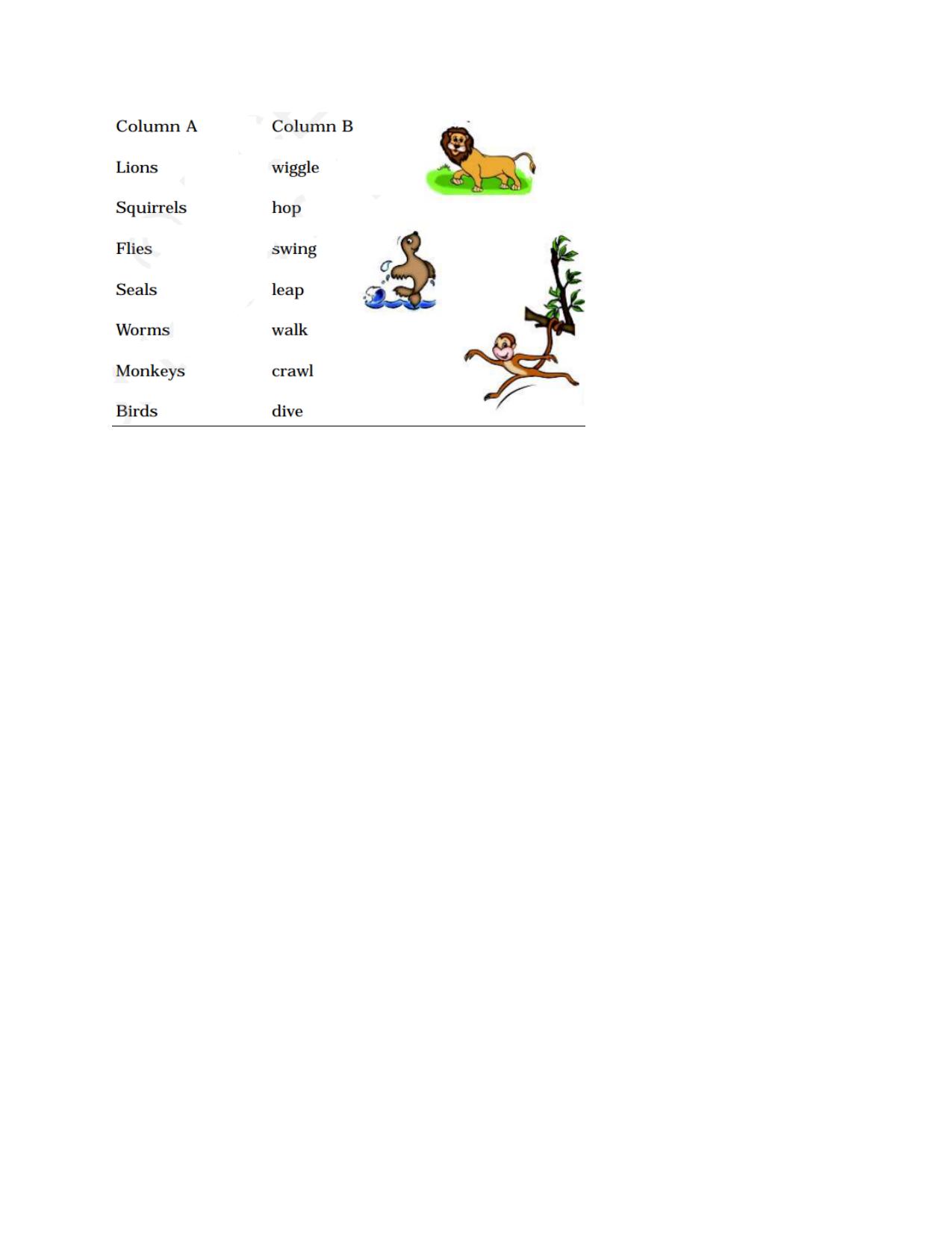 Worksheet for Class 3 English Assignment 17 - Page 2