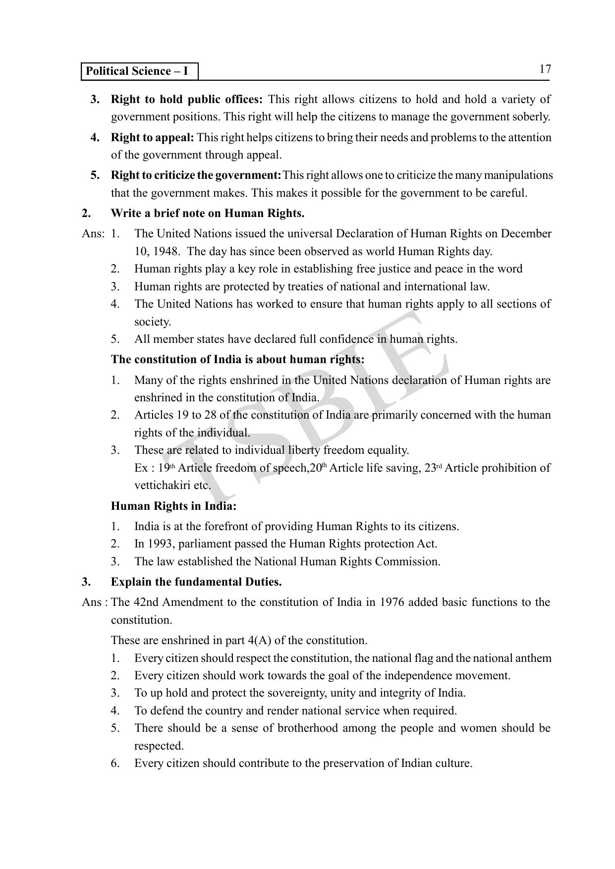 TS SCERT Inter 1st Year Political Science Path 1 (English Medium) Text Book - Page 22