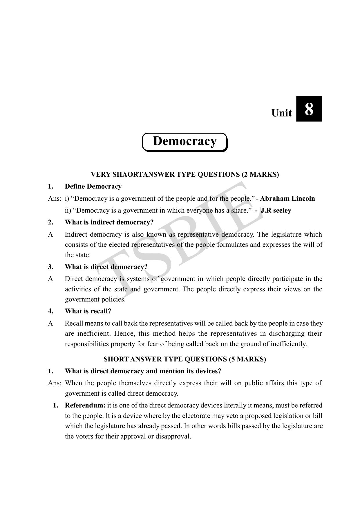 TS SCERT Inter 1st Year Political Science Path 1 (English Medium) Text Book - Page 25