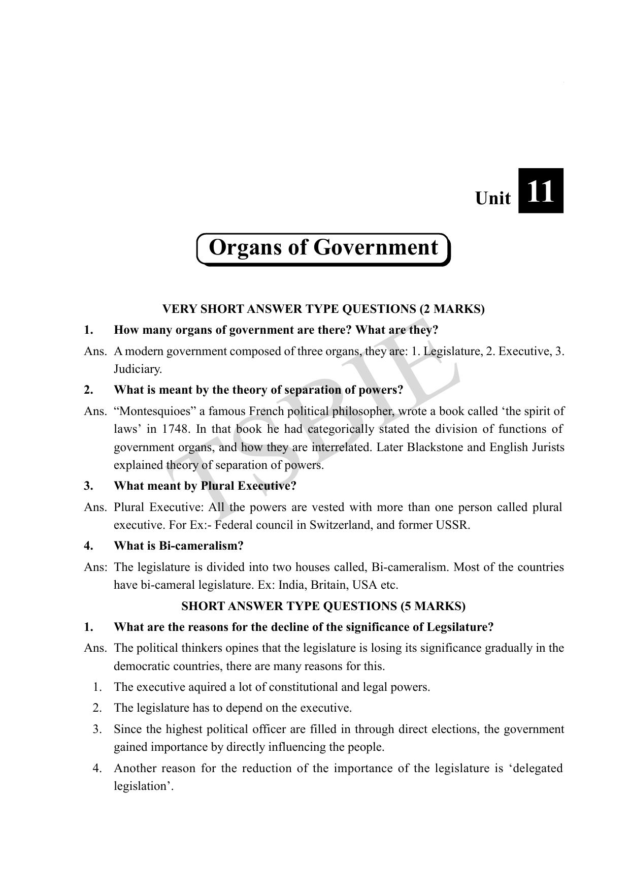 TS SCERT Inter 1st Year Political Science Path 1 (English Medium) Text Book - Page 33