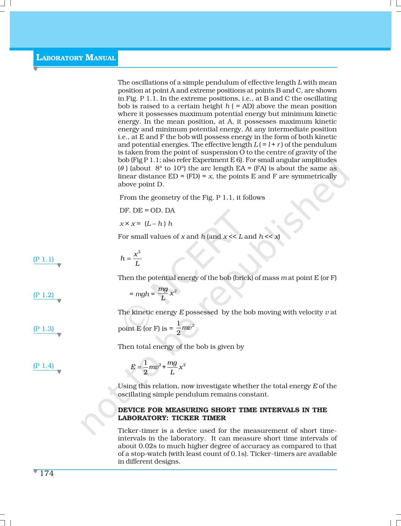 NCERT Laboratory Manuals for Class XI Physics - Projects (1 to 8) - Page 2