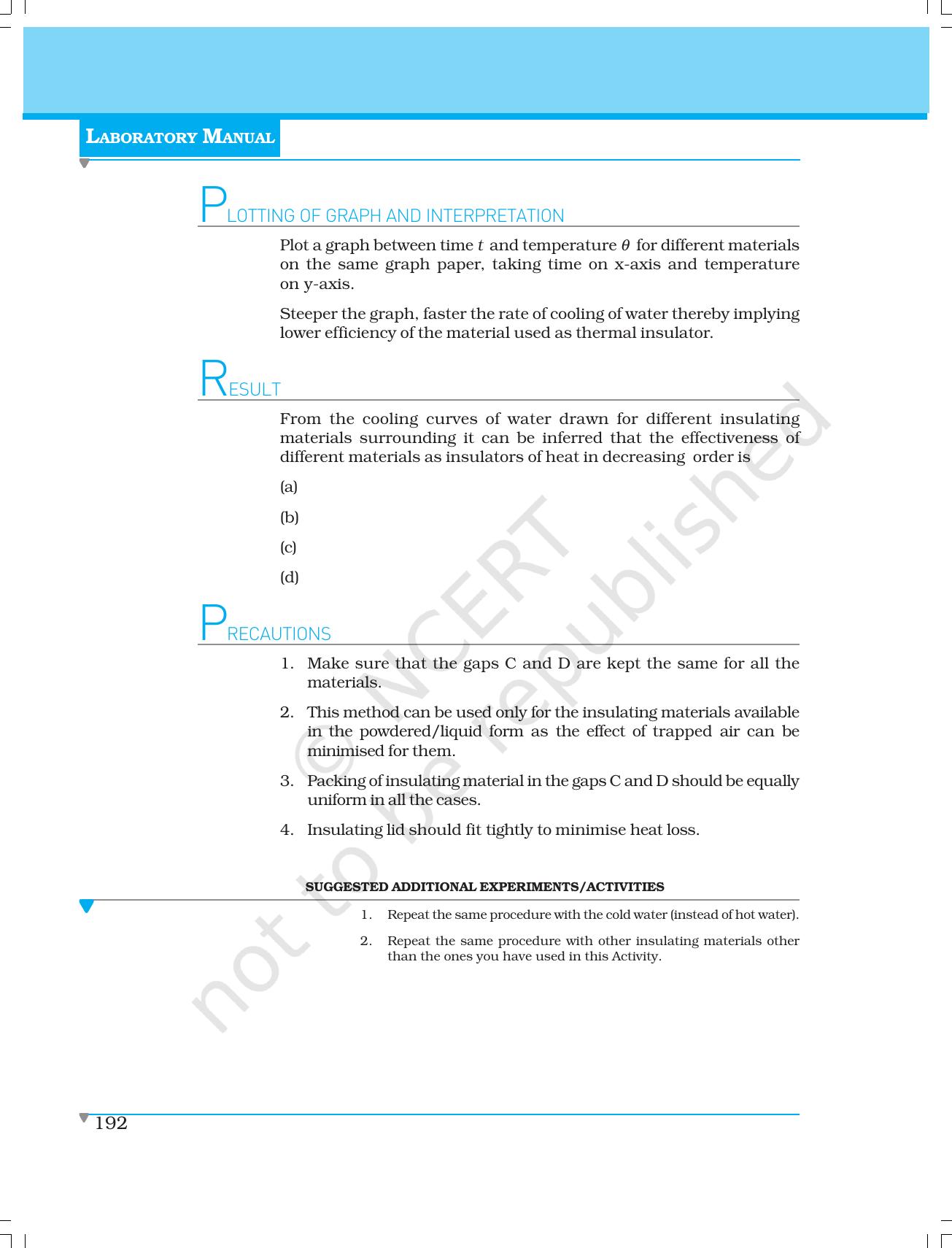 NCERT Laboratory Manuals for Class XI Physics - Projects (1 to 8) - Page 20