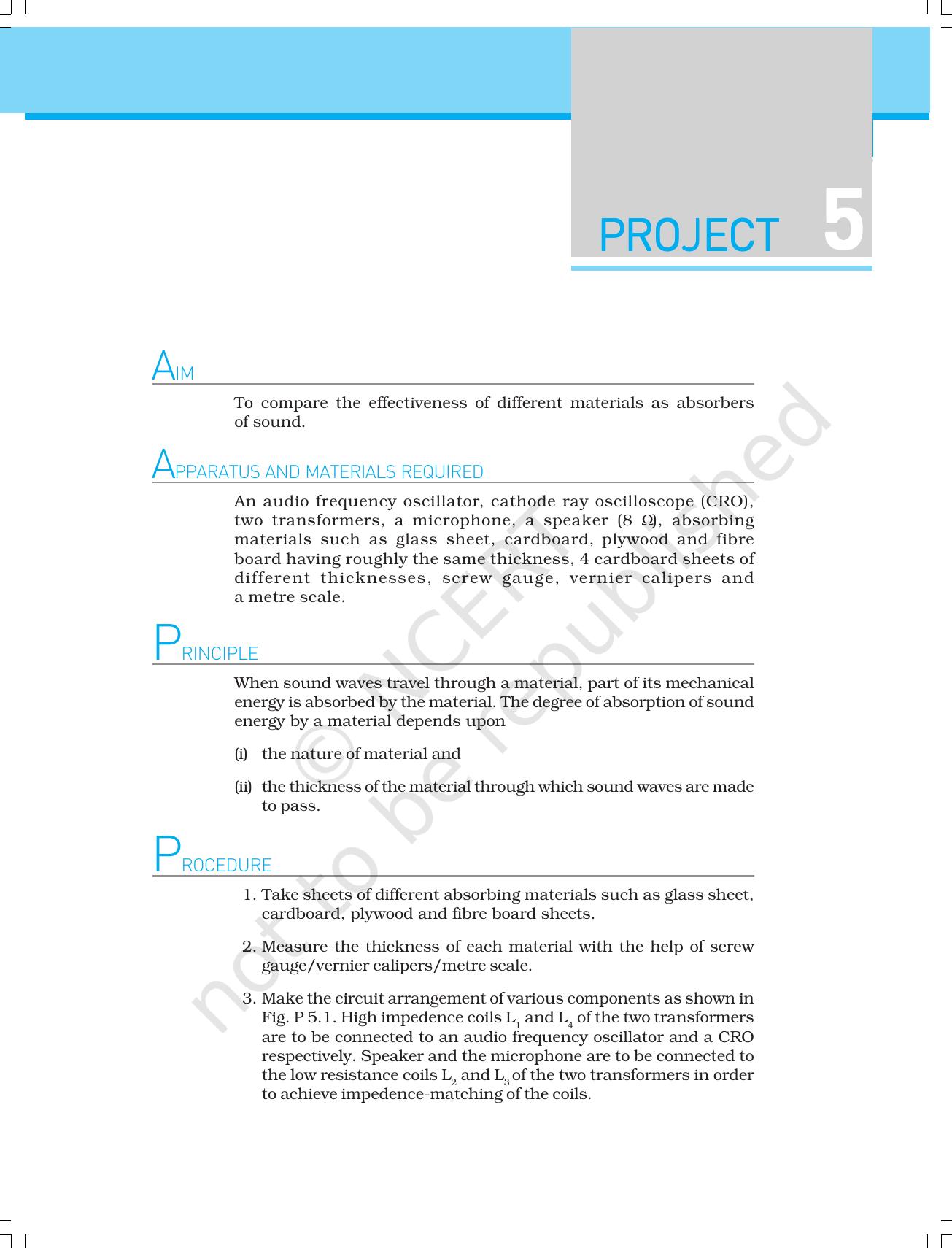 NCERT Laboratory Manuals for Class XI Physics - Projects (1 to 8) - Page 21