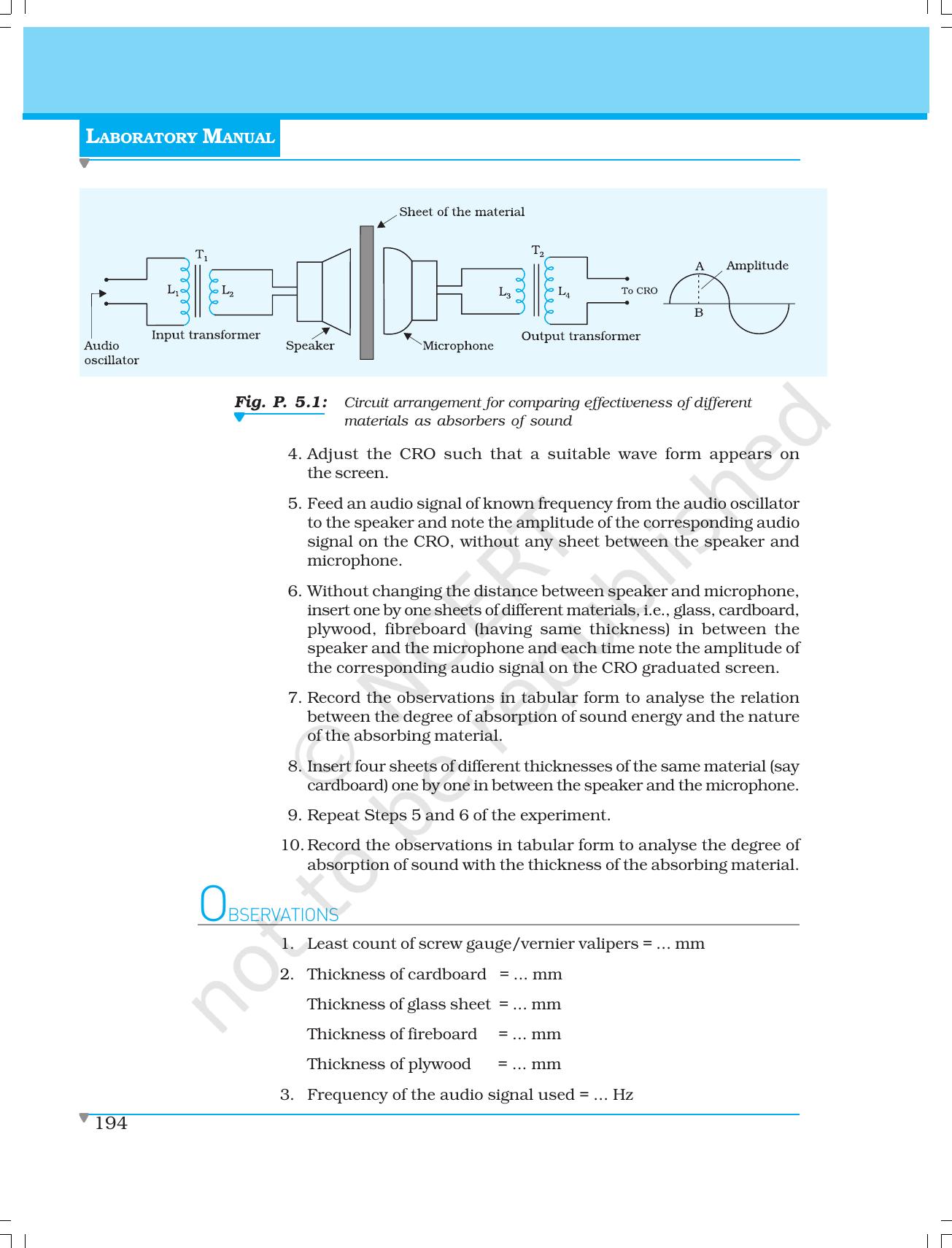 NCERT Laboratory Manuals for Class XI Physics - Projects (1 to 8) - Page 22