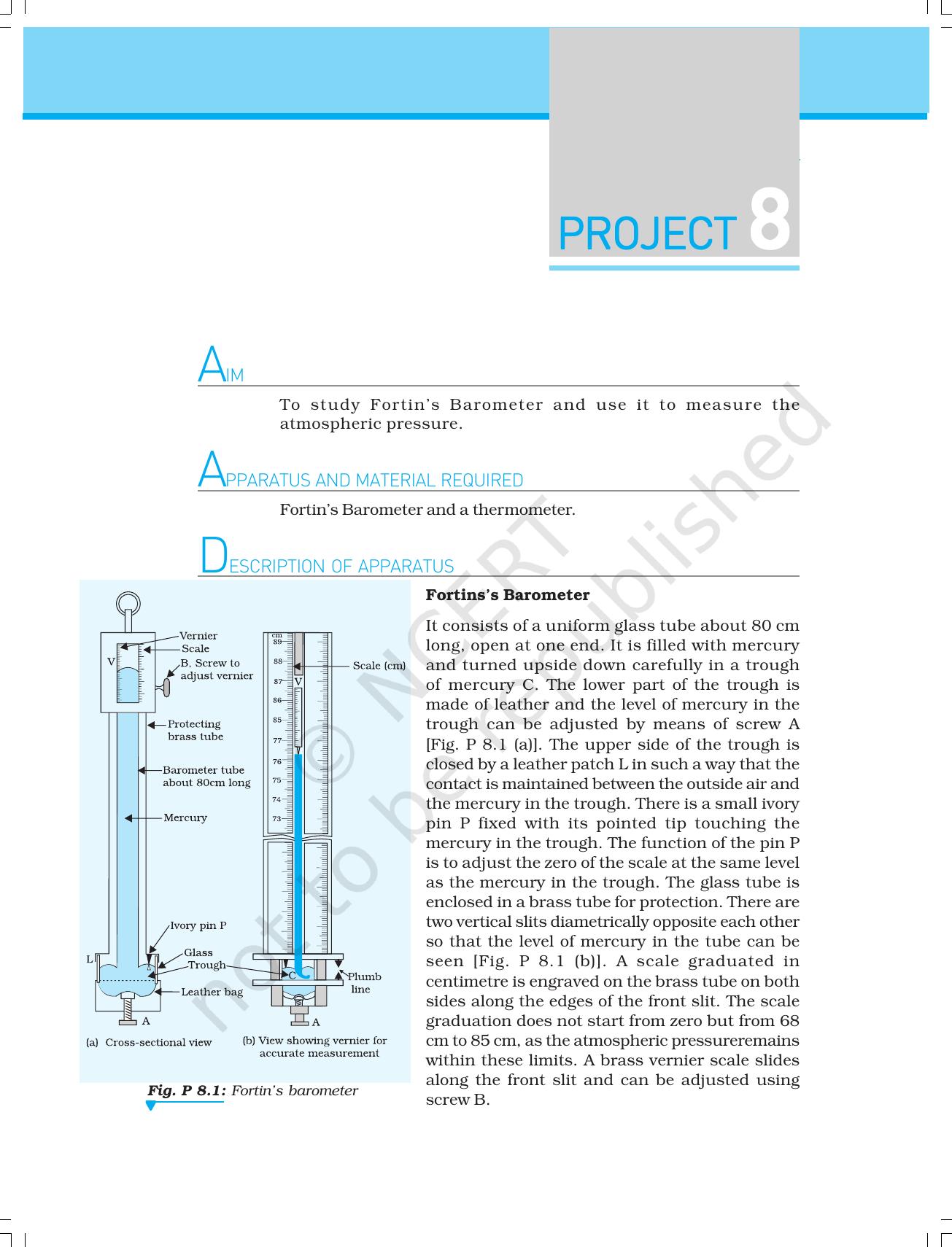 NCERT Laboratory Manuals for Class XI Physics - Projects (1 to 8) - Page 32