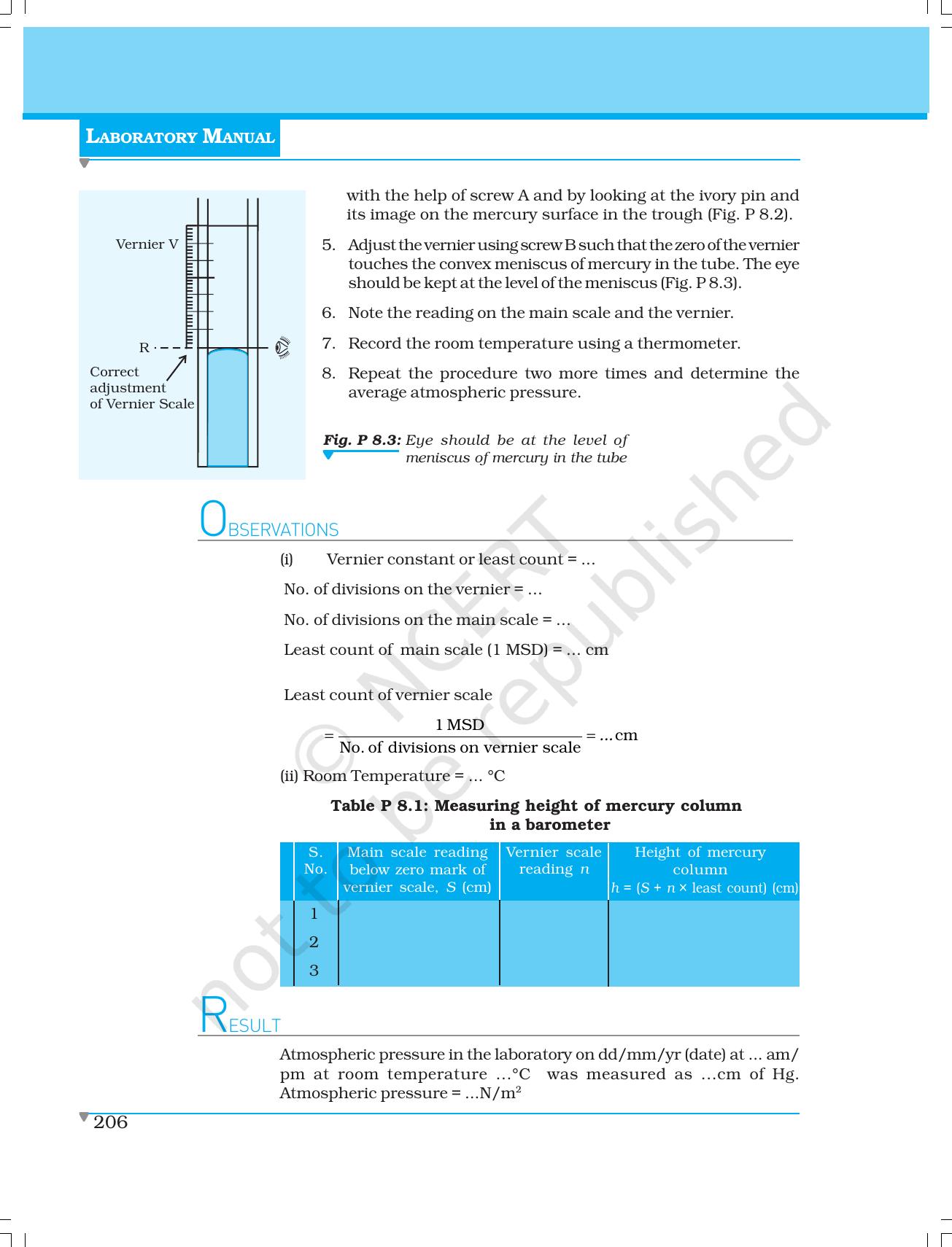 NCERT Laboratory Manuals for Class XI Physics - Projects (1 to 8) - Page 34