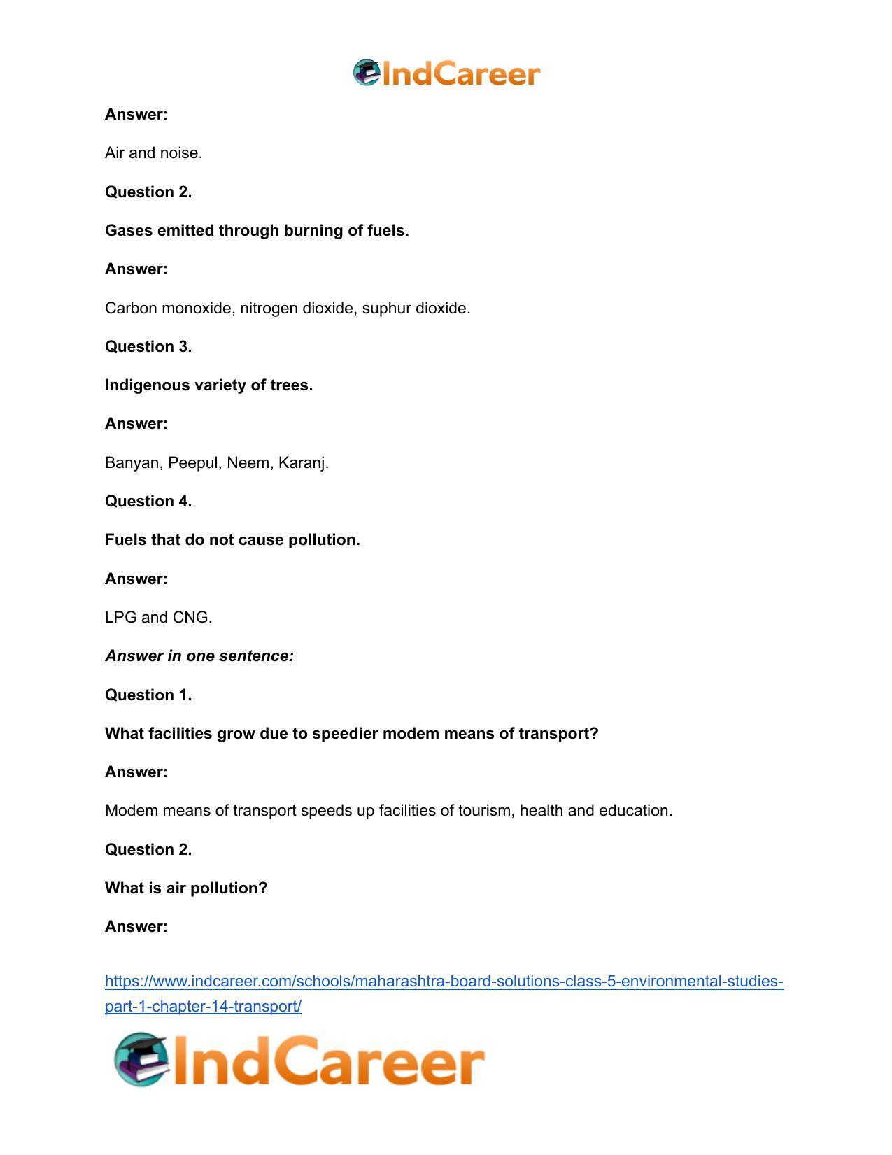 Maharashtra Board Solutions Class 5-Environmental Studies (Part 1): Chapter 14- Transport - Page 12