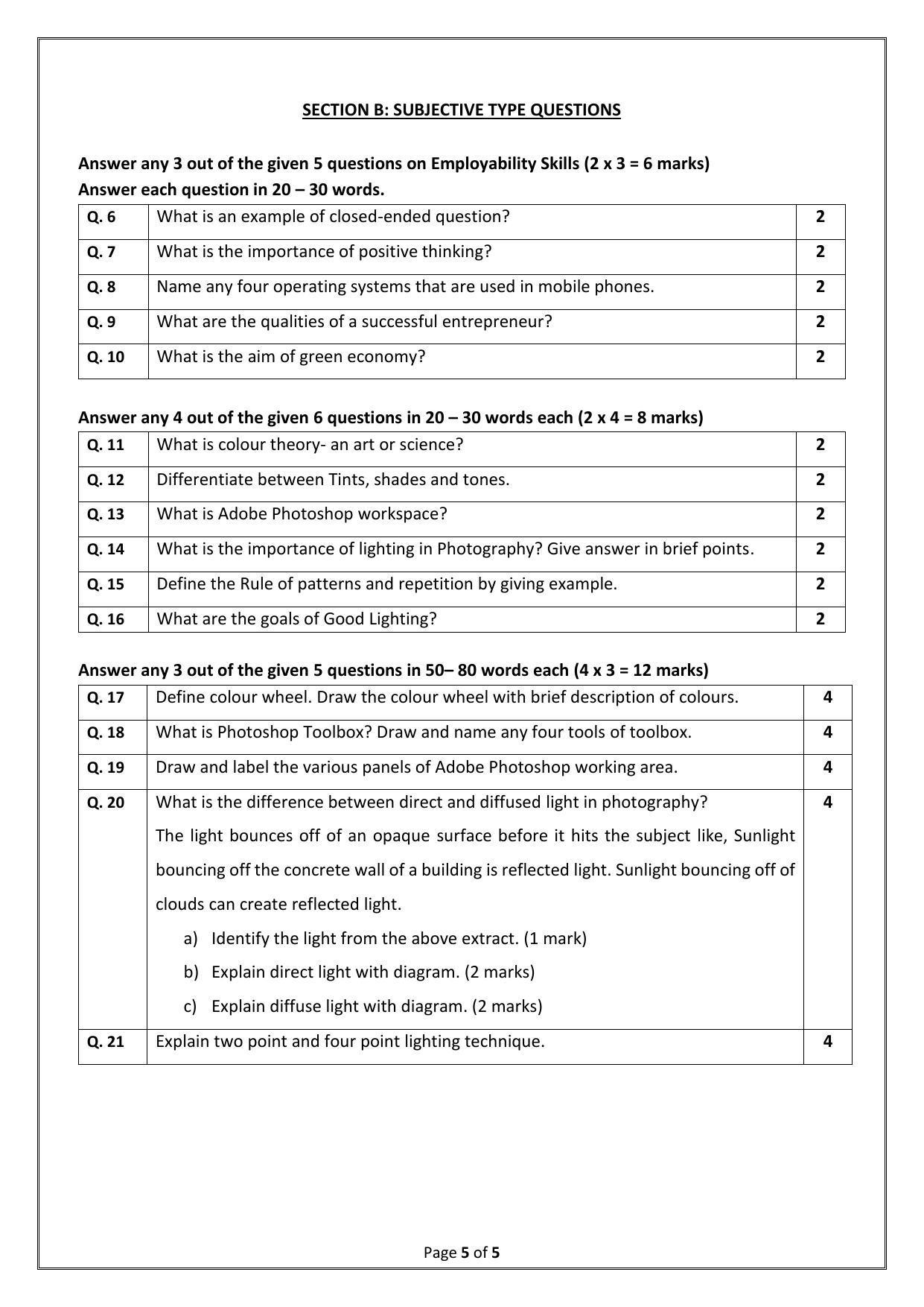 CBSE Class 9 Multi Media Skill Education-Sample Paper 2024 - Page 5