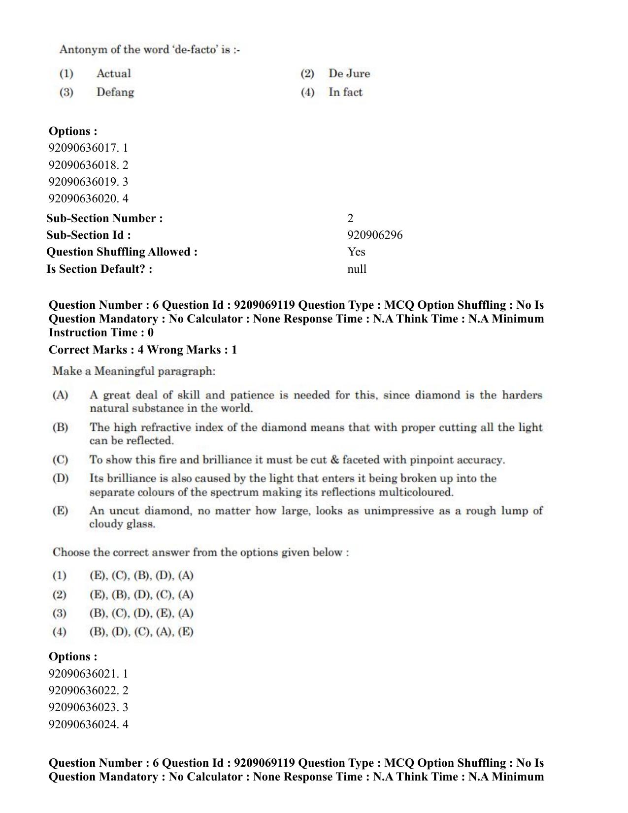 CUET PG 2023: LAQP28 – Pali (Eng.)-Shift 3 (08-06-2023) Question Paper - Page 9