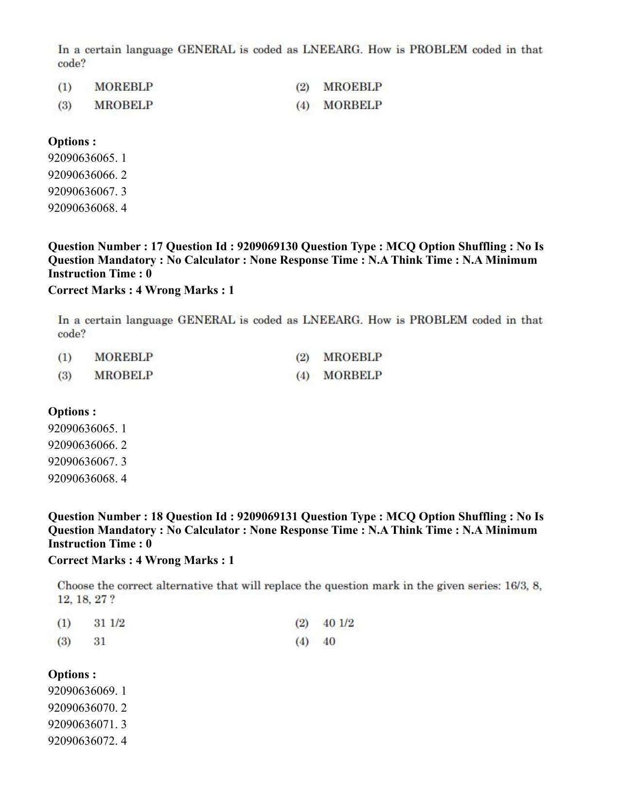 CUET PG 2023: LAQP28 – Pali (Eng.)-Shift 3 (08-06-2023) Question Paper - Page 18