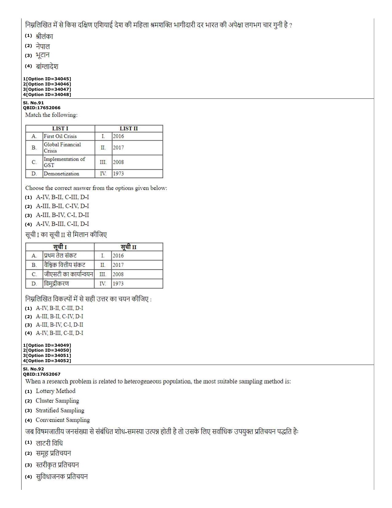 CUET (PG) 2022: PGQP-79 Dev. and Labour studies (10-09-2022) Question Paper - Page 35