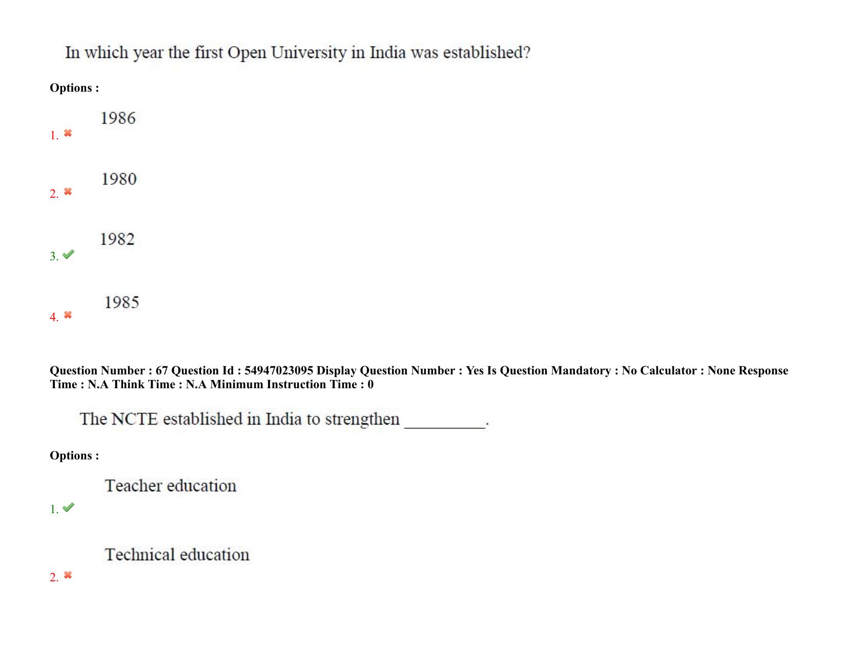 AP RCET 2022: Civil Engineering - 17/10/2022 (Monday) Session-I Question Paper With keys - Page 49