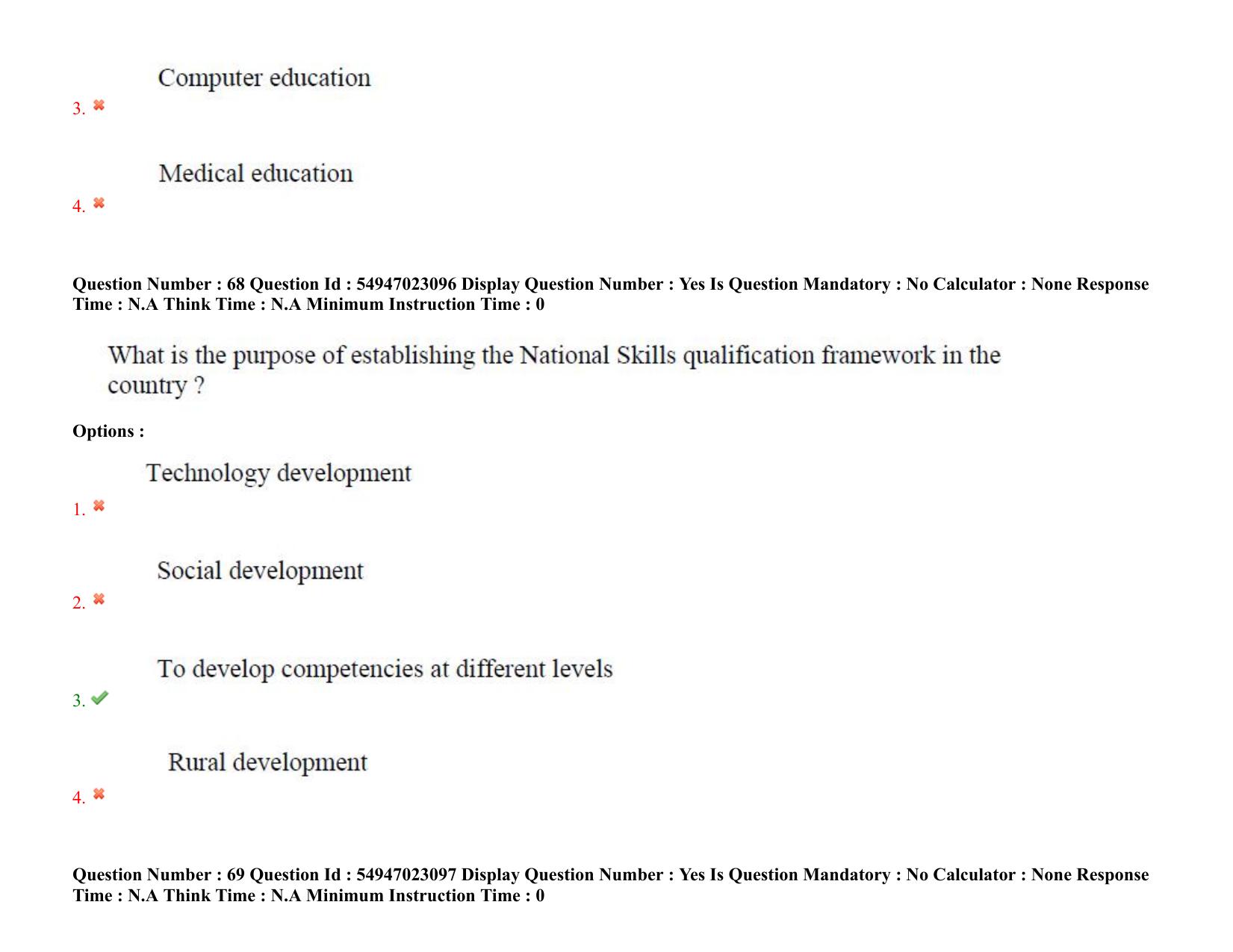 AP RCET 2022: Civil Engineering - 17/10/2022 (Monday) Session-I Question Paper With keys - Page 50