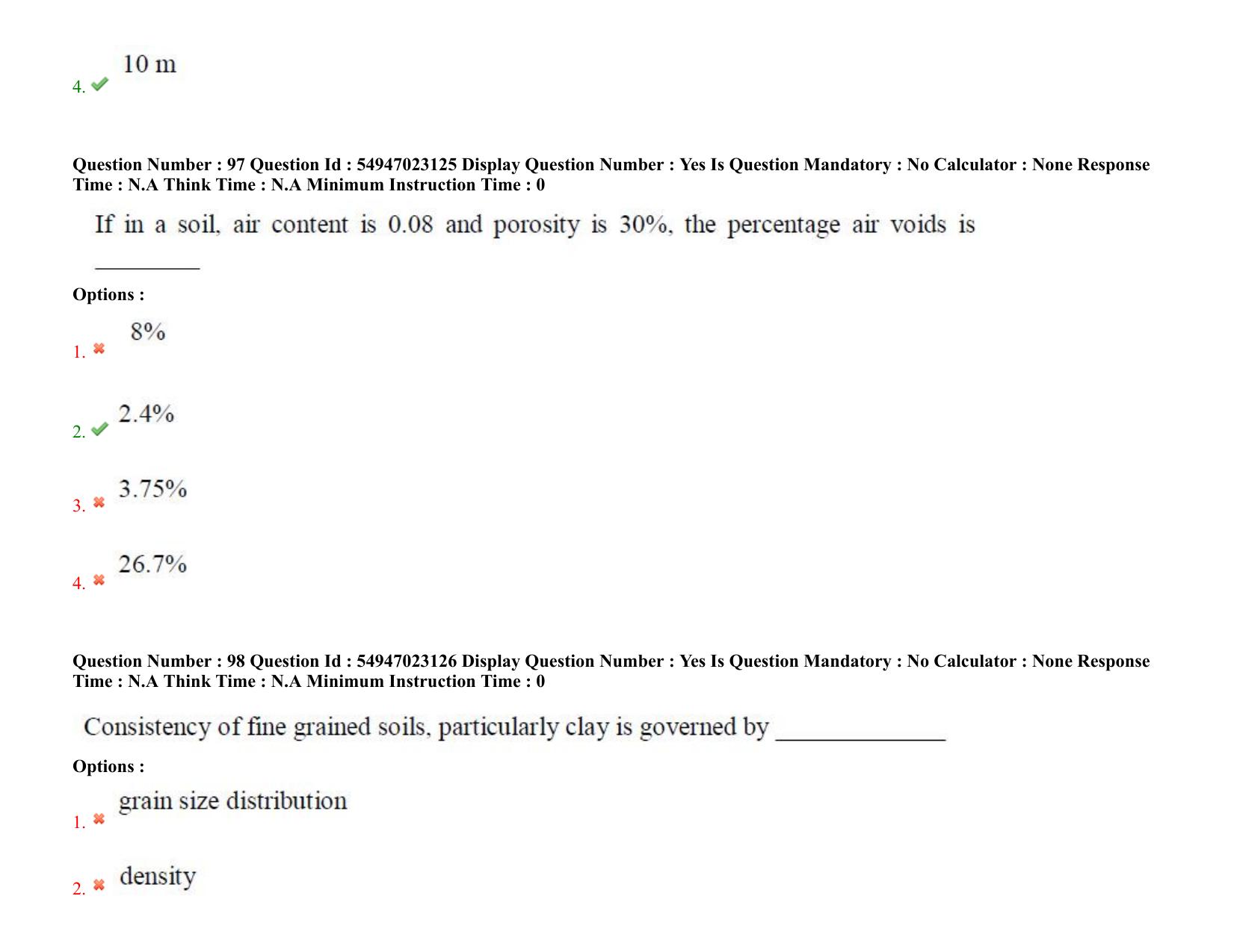 AP RCET 2022: Civil Engineering - 17/10/2022 (Monday) Session-I Question Paper With keys - Page 69