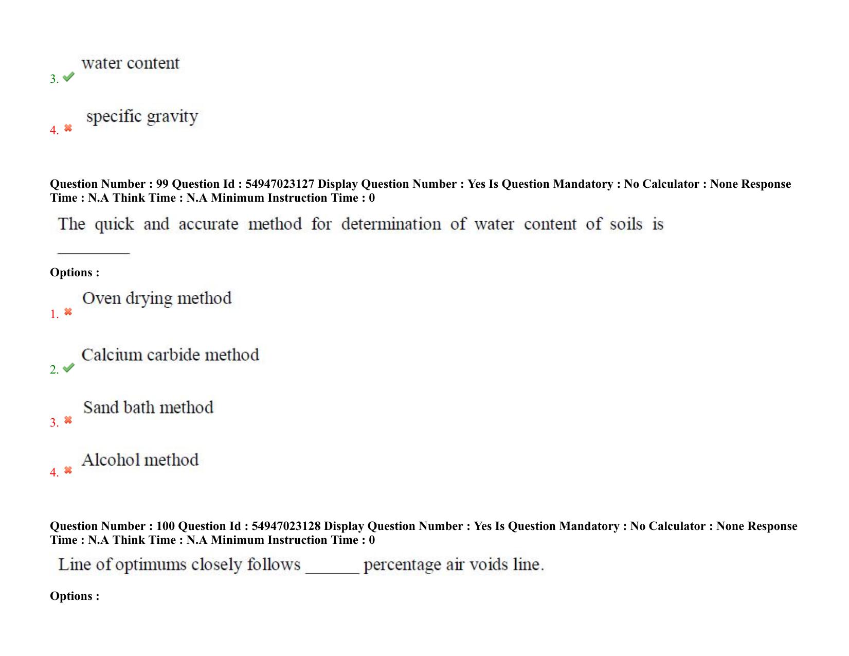 AP RCET 2022: Civil Engineering - 17/10/2022 (Monday) Session-I Question Paper With keys - Page 70