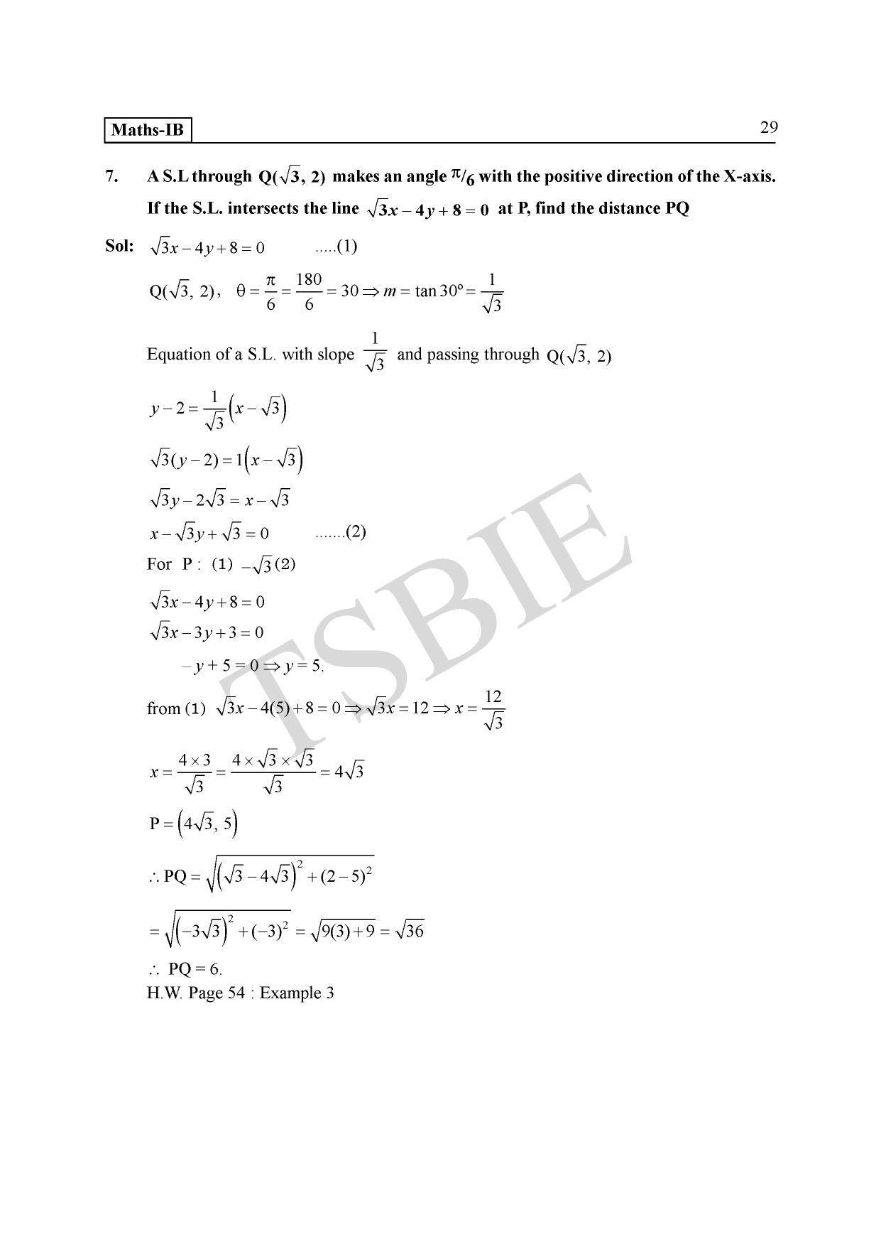 TS SCERT Inter 1st Year Maths IB Path 1 (Telugu Medium) Text Book - Page 33
