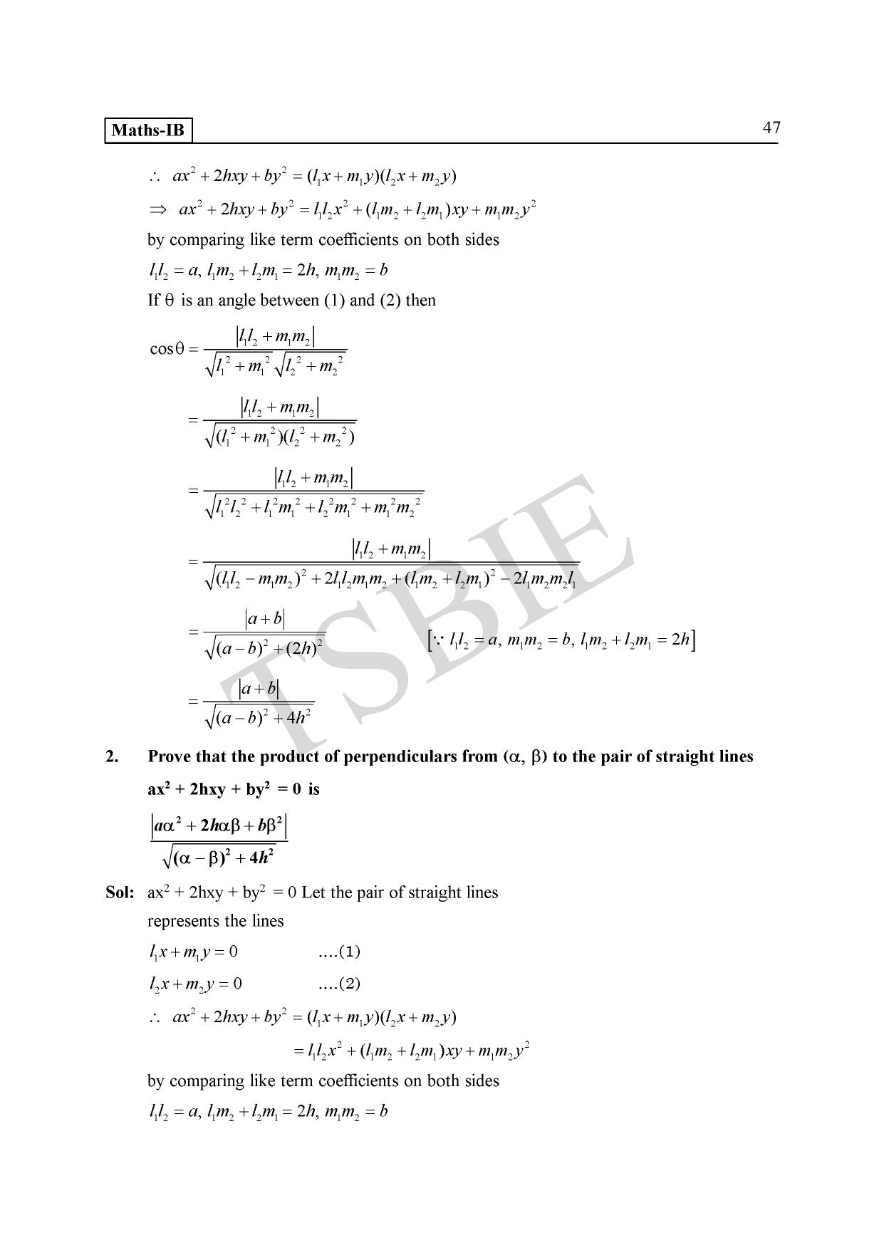 TS SCERT Inter 1st Year Maths IB Path 1 (Telugu Medium) Text Book - Page 51