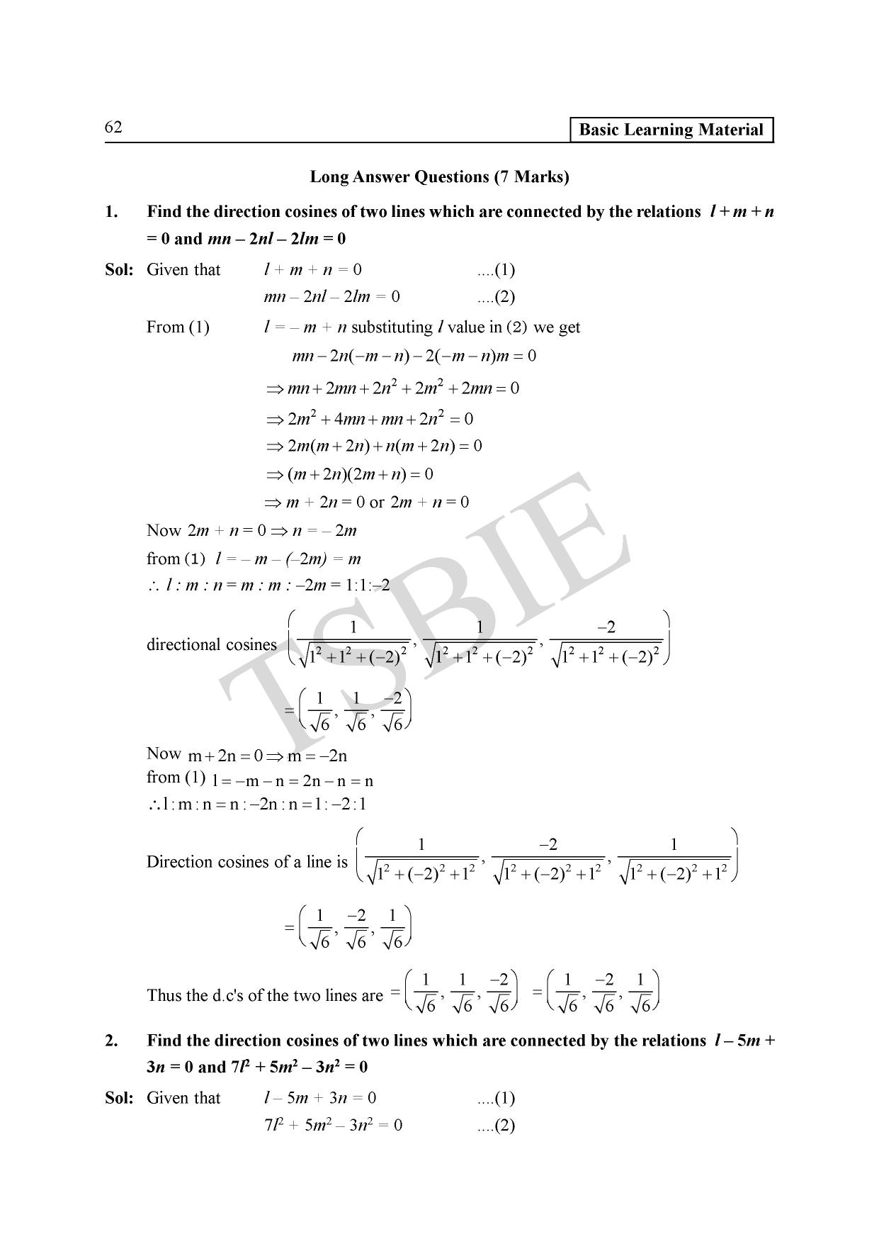 TS SCERT Inter 1st Year Maths IB Path 1 (Telugu Medium) Text Book - Page 66