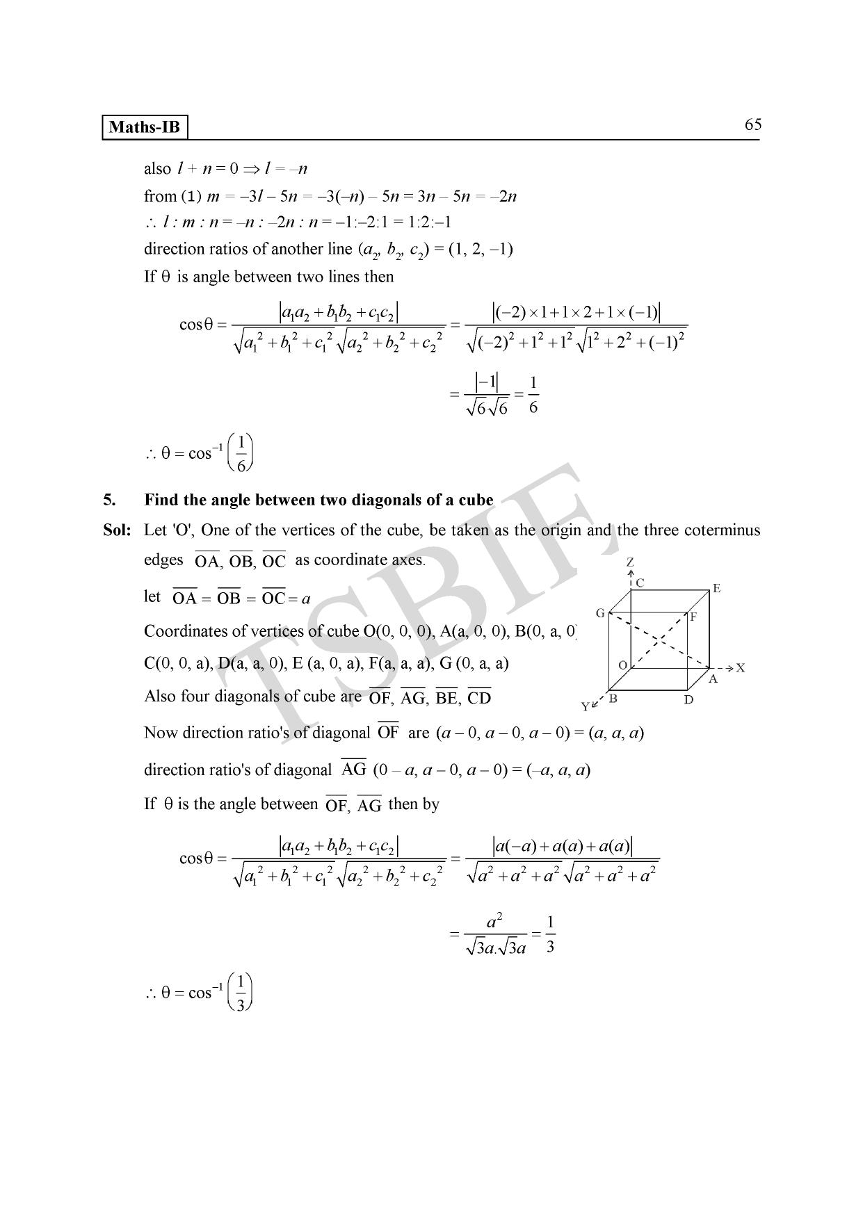 TS SCERT Inter 1st Year Maths IB Path 1 (Telugu Medium) Text Book - Page 69