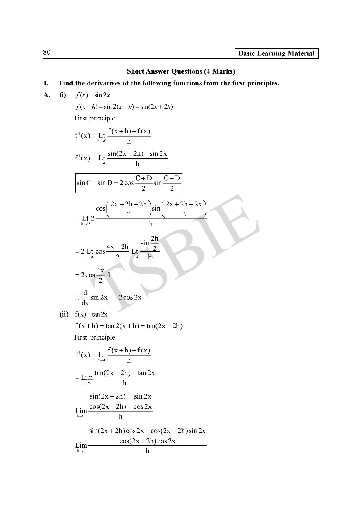 TS SCERT Inter 1st Year Maths IB Path 1 (Telugu Medium) Text Book - Page 84