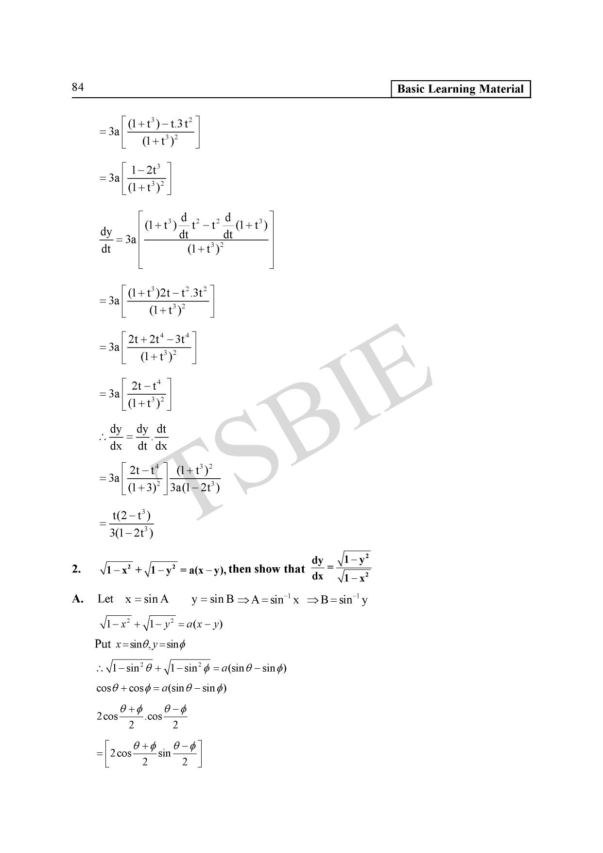TS SCERT Inter 1st Year Maths IB Path 1 (Telugu Medium) Text Book - Page 88