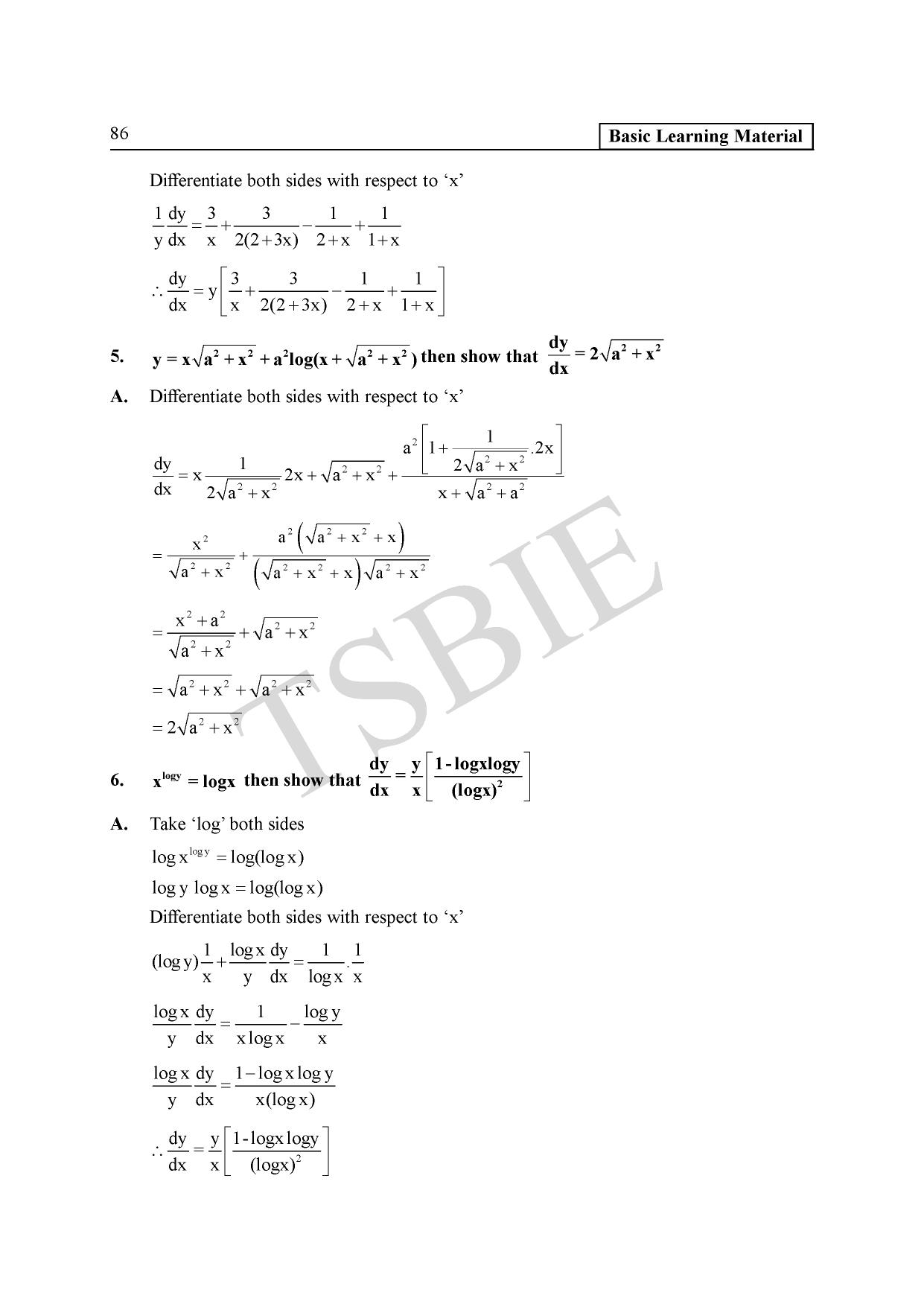 TS SCERT Inter 1st Year Maths IB Path 1 (Telugu Medium) Text Book - Page 90