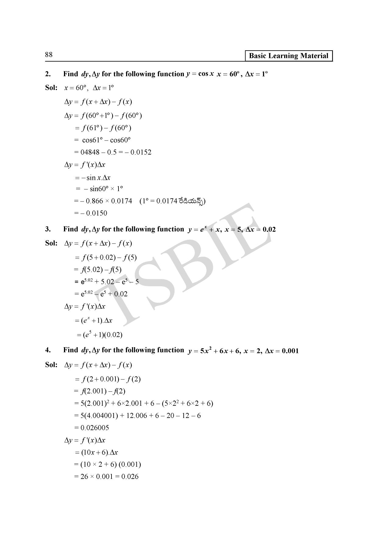 TS SCERT Inter 1st Year Maths IB Path 1 (Telugu Medium) Text Book - Page 92