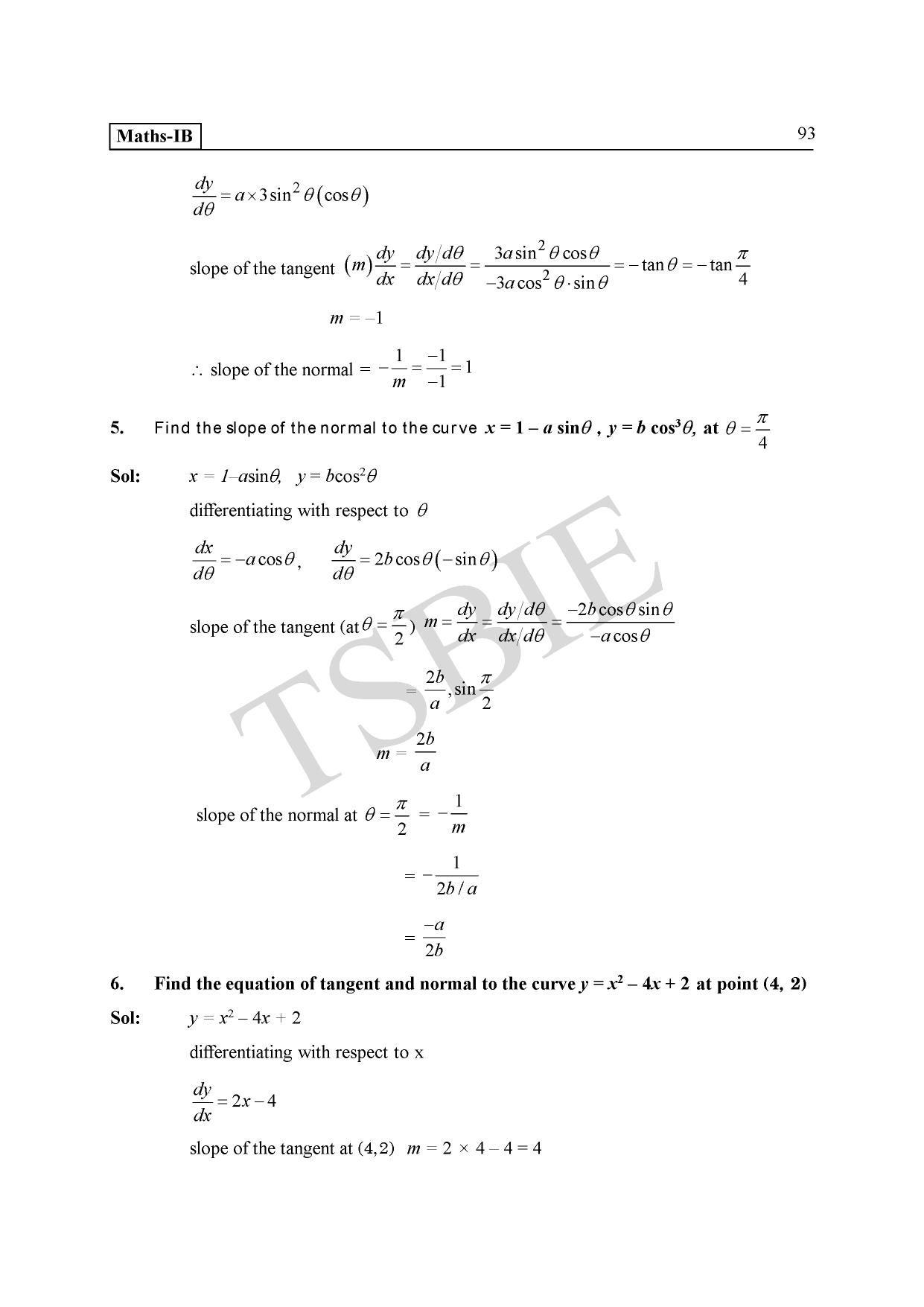 TS SCERT Inter 1st Year Maths IB Path 1 (Telugu Medium) Text Book - Page 97