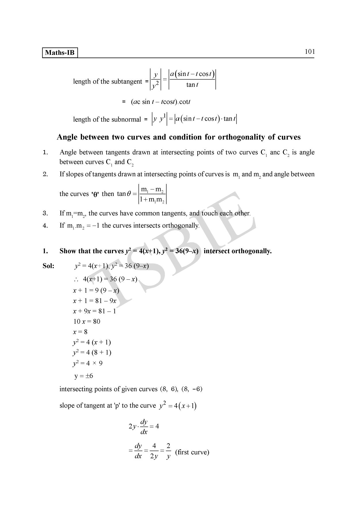 TS SCERT Inter 1st Year Maths IB Path 1 (Telugu Medium) Text Book - Page 105