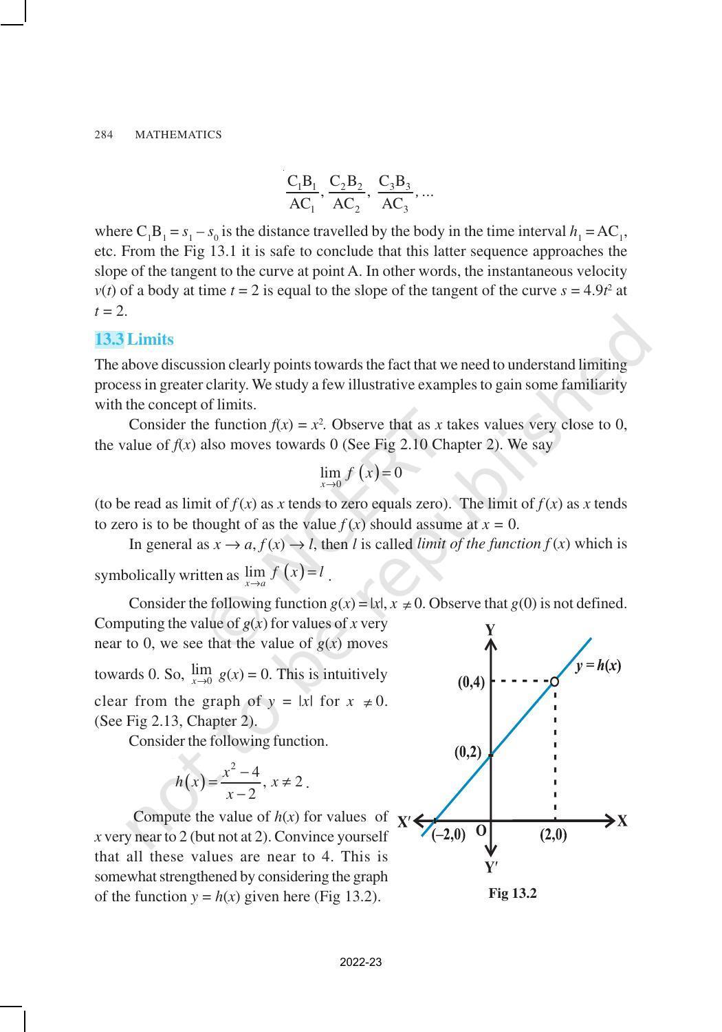 NCERT Book for Class 11 Maths Chapter 13 Limits and Derivatives - Page 4