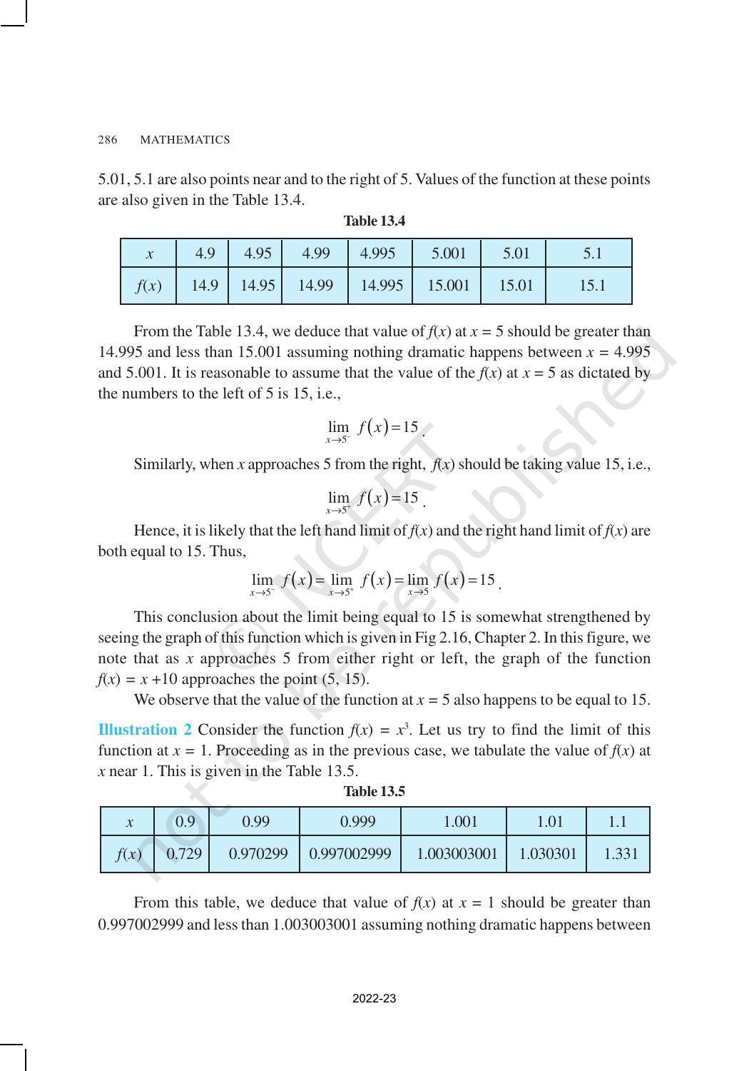 NCERT Book for Class 11 Maths Chapter 13 Limits and Derivatives - Page 6