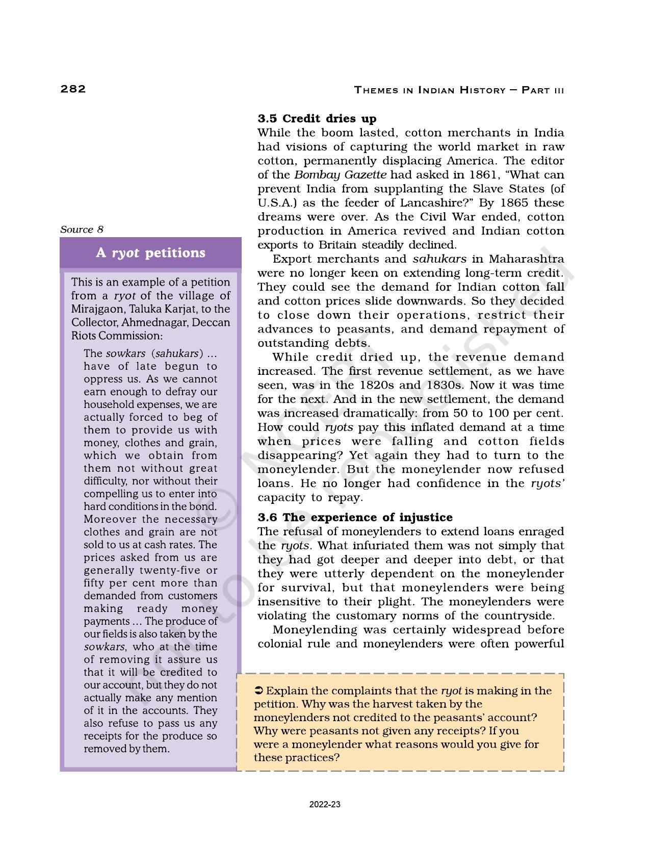NCERT Book for Class 12 History (Part-II) Chapter 10 Colonialism and the Countryside - Page 26