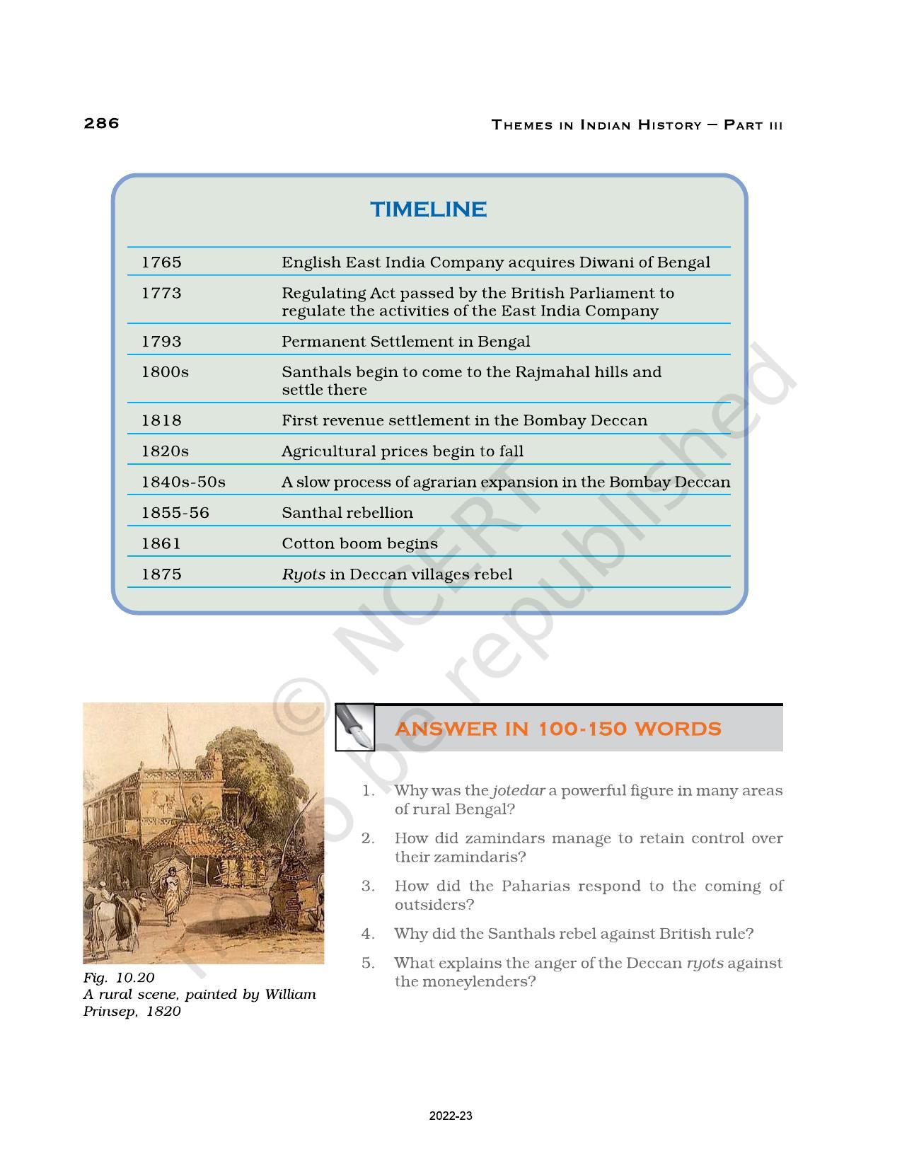NCERT Book for Class 12 History (Part-II) Chapter 10 Colonialism and the Countryside - Page 30
