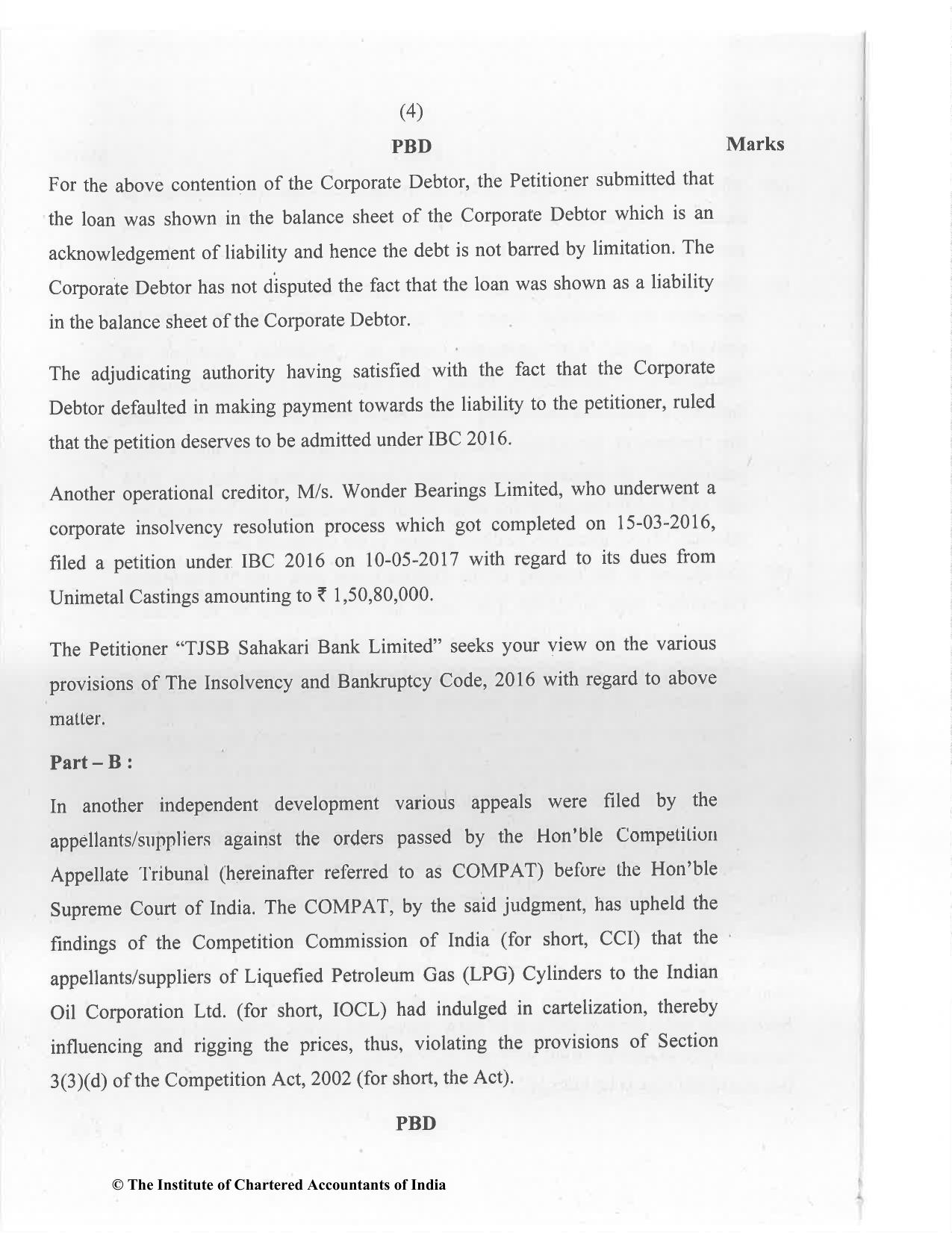 CA Final Jan 2021 Question Paper - Paper 6D – Economic Laws - Page 4