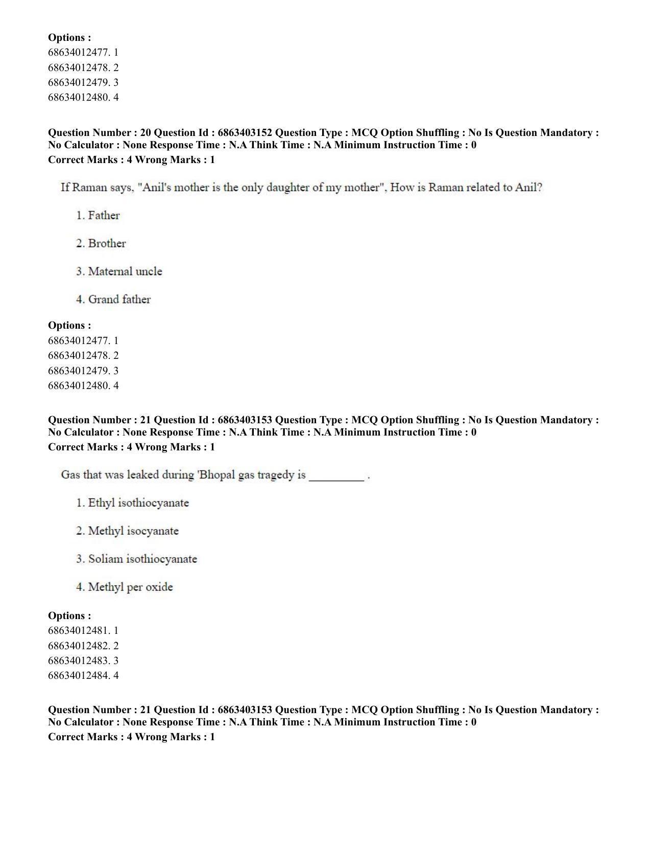 CUET PG 2023: MTQP09 – Nanoelectronics/Material Science (Eng.) - Shift 2 (5-06-2023) Question Paper - Page 23