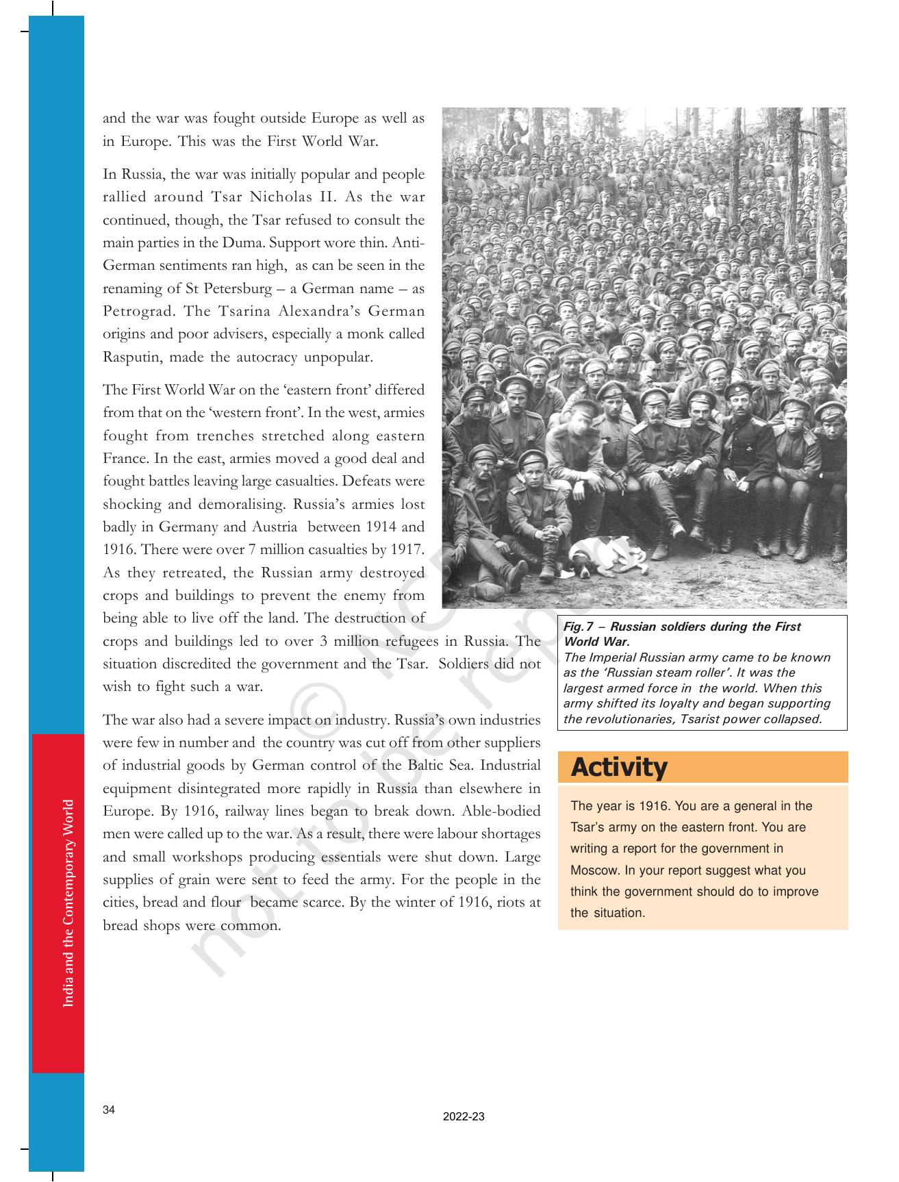 NCERT Book for Class 9 History Chapter 2 Socialism in Europe and the Russian Revolution - Page 10