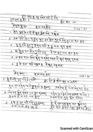 JKBOSE Class 12 Bhoti Model Question Paper 2023