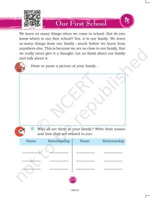 NCERT Book for Class 3 EVS Chapter 4-Our First School