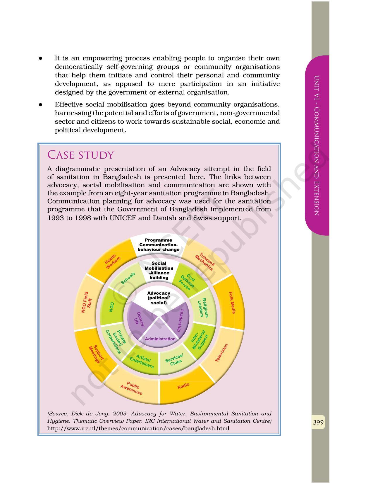 NCERT Book for Class 12 Home Science (Part -II) Chapter 22 Advocacy - Page 6