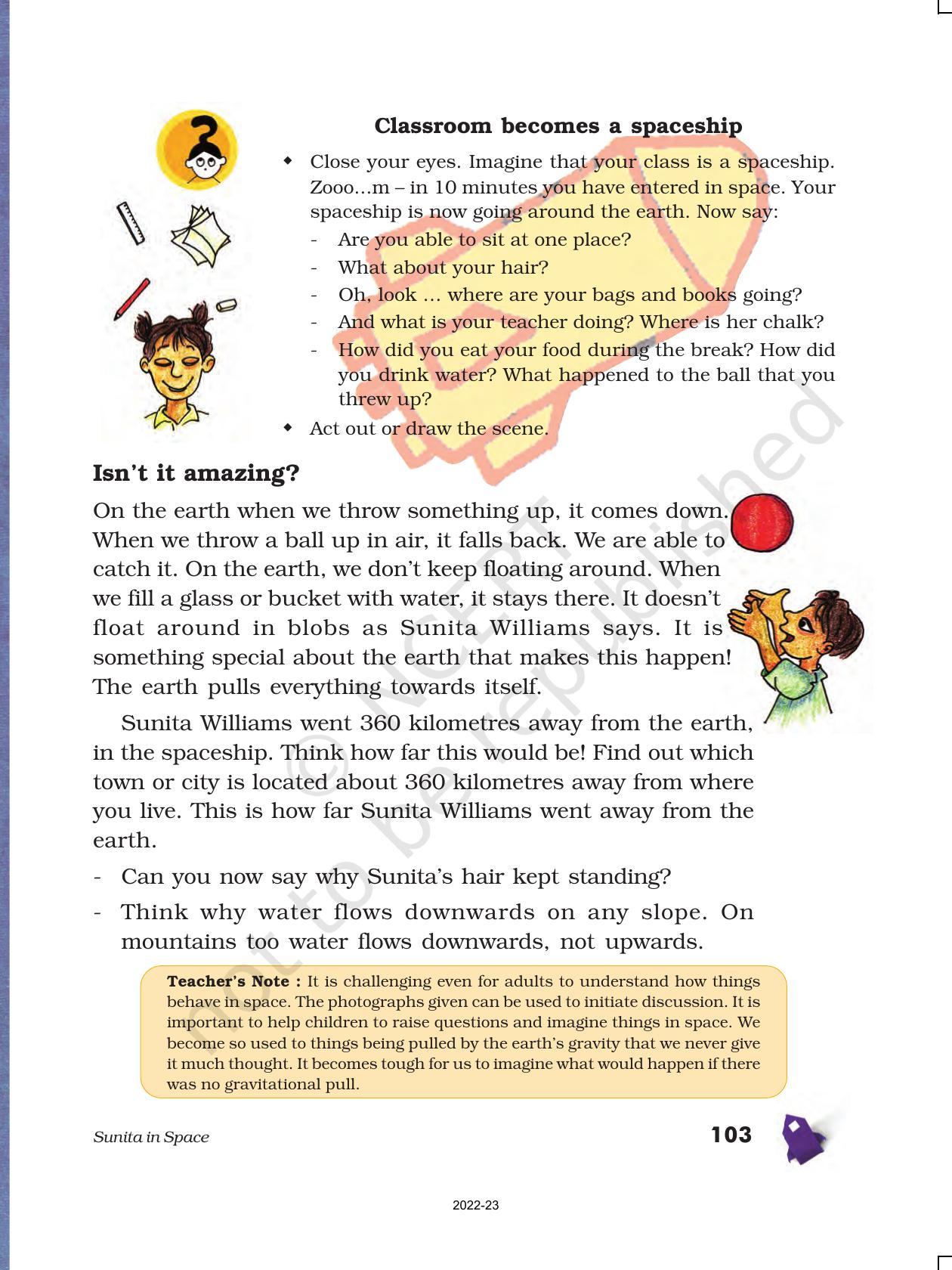 NCERT Book for Class 5 EVS Chapter 11 Sunita in Space - Page 5
