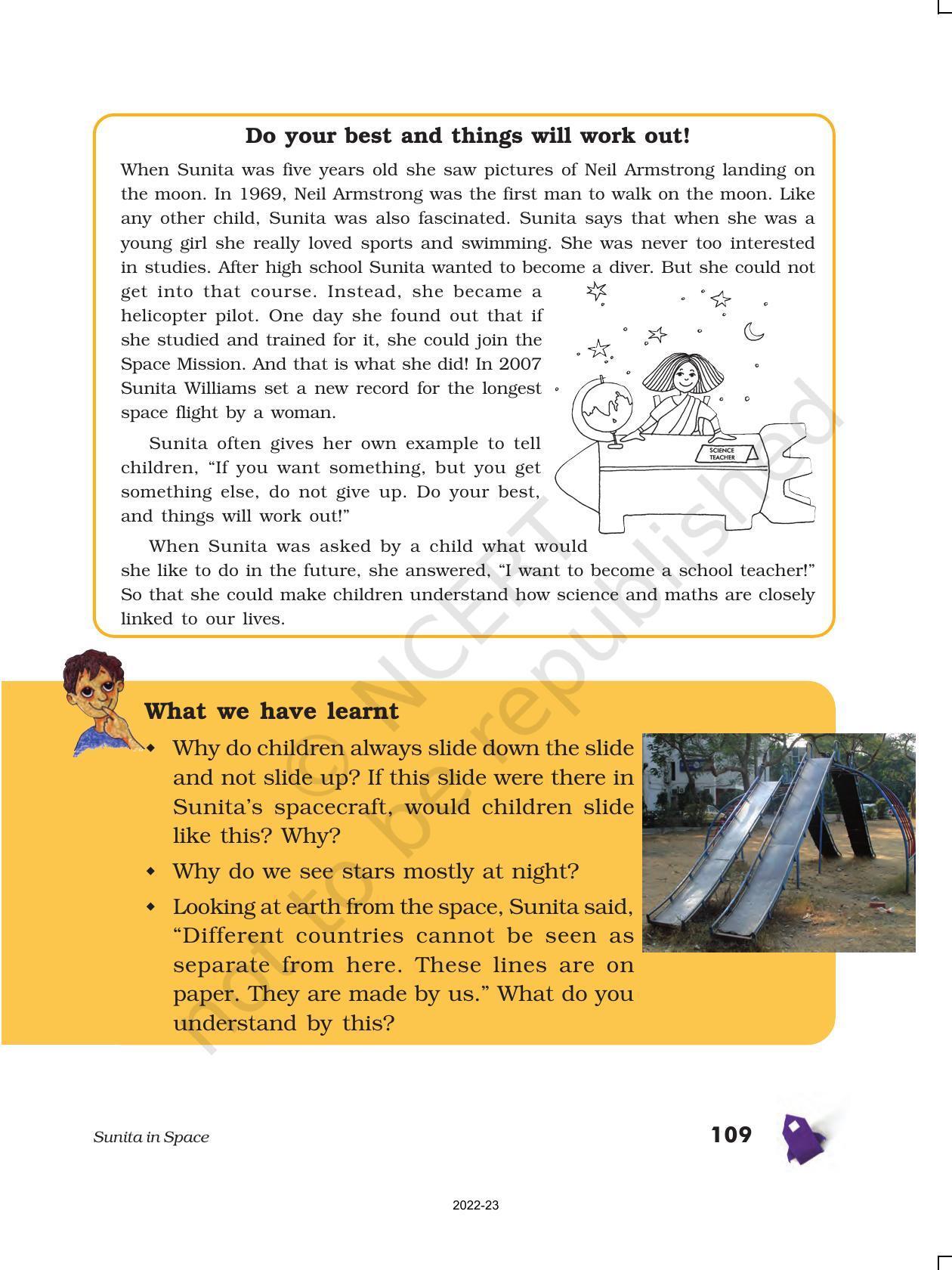 NCERT Book for Class 5 EVS Chapter 11 Sunita in Space - Page 11