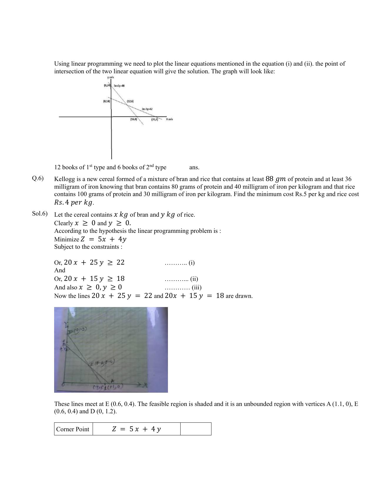 CBSE Class 12 Maths Linear Programming Assignment 3 - Page 5
