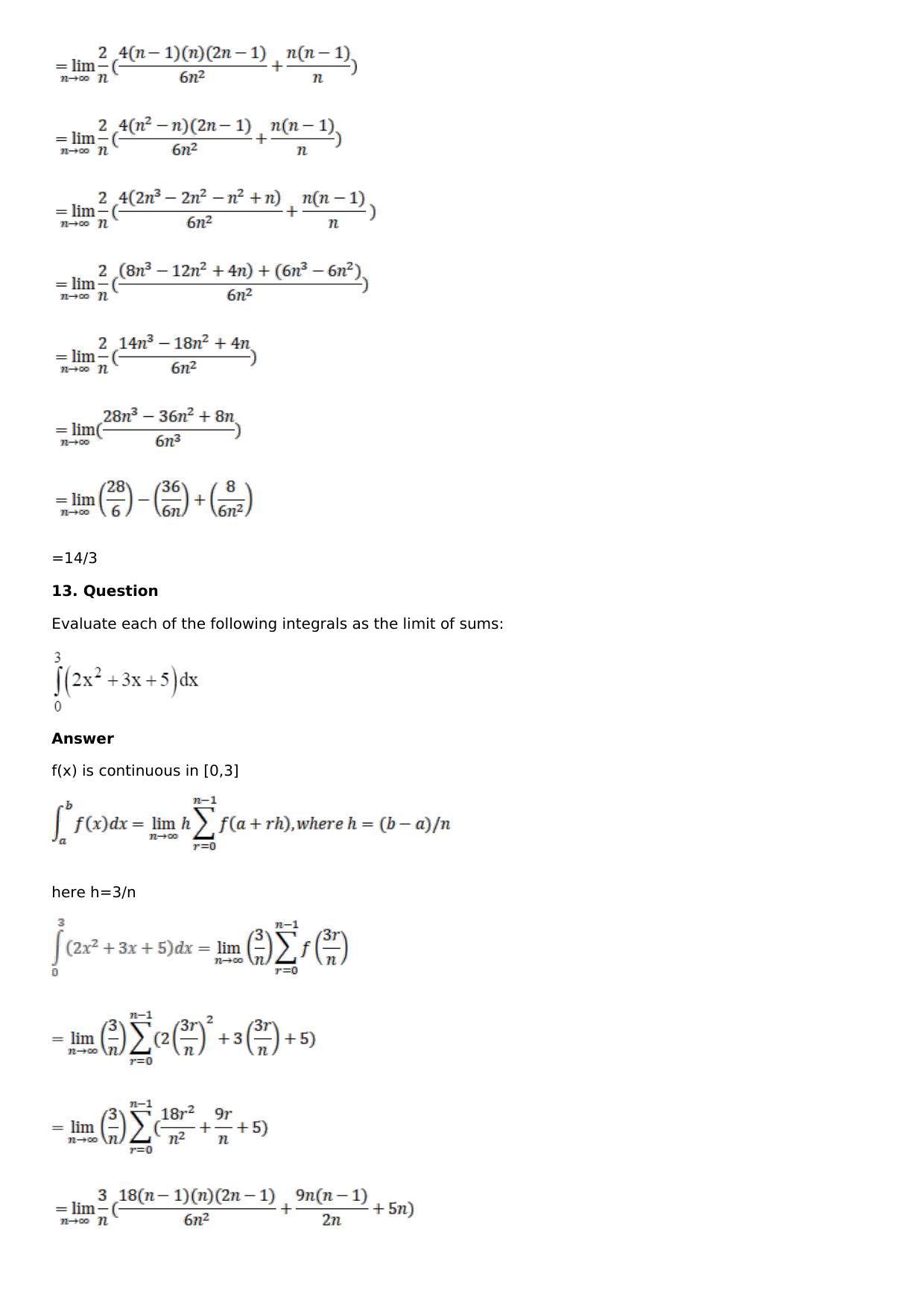 Chapter 16: Definite Integrals Solutions: RS Aggarwal Class 12 Solutions - Page 121