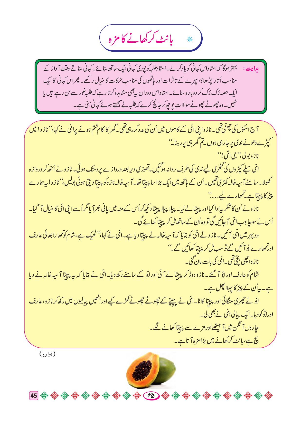 Maharashtra Board Class 4 Urdu Balbharati (Urdu Medium) Textbook - Page 55