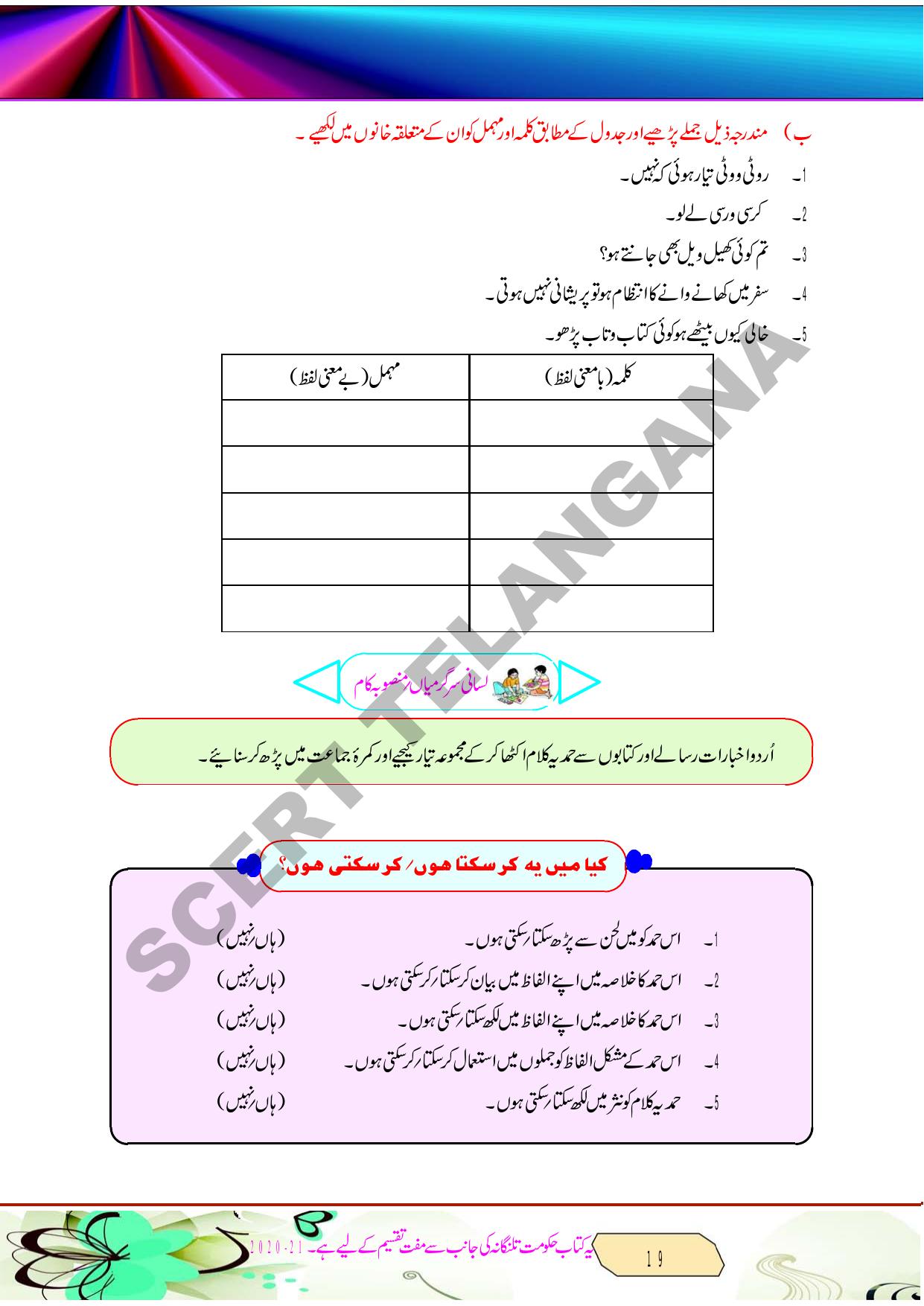 TS SCERT Class 8 Second Language (Urdu Medium) Text Book - Page 31