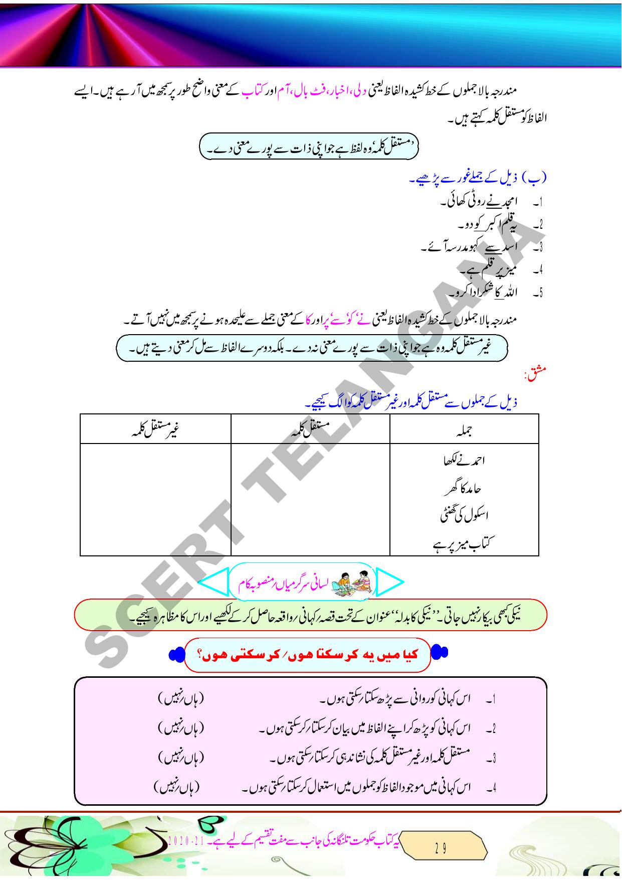 TS SCERT Class 8 Second Language (Urdu Medium) Text Book - Page 41